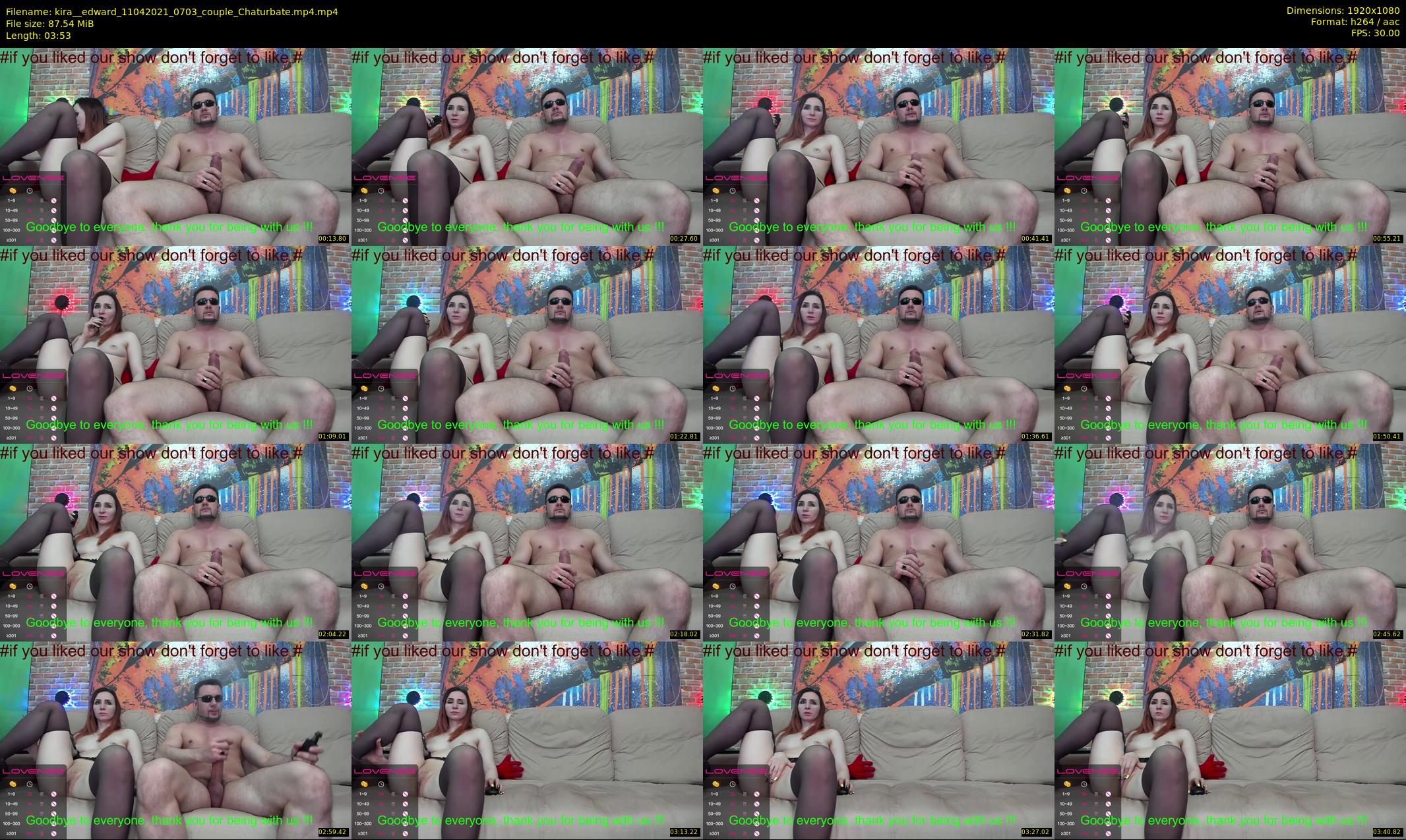 kira__edward — 4 minute Chaturbate couple cam show recording, 1080p, Apr 11, 2021