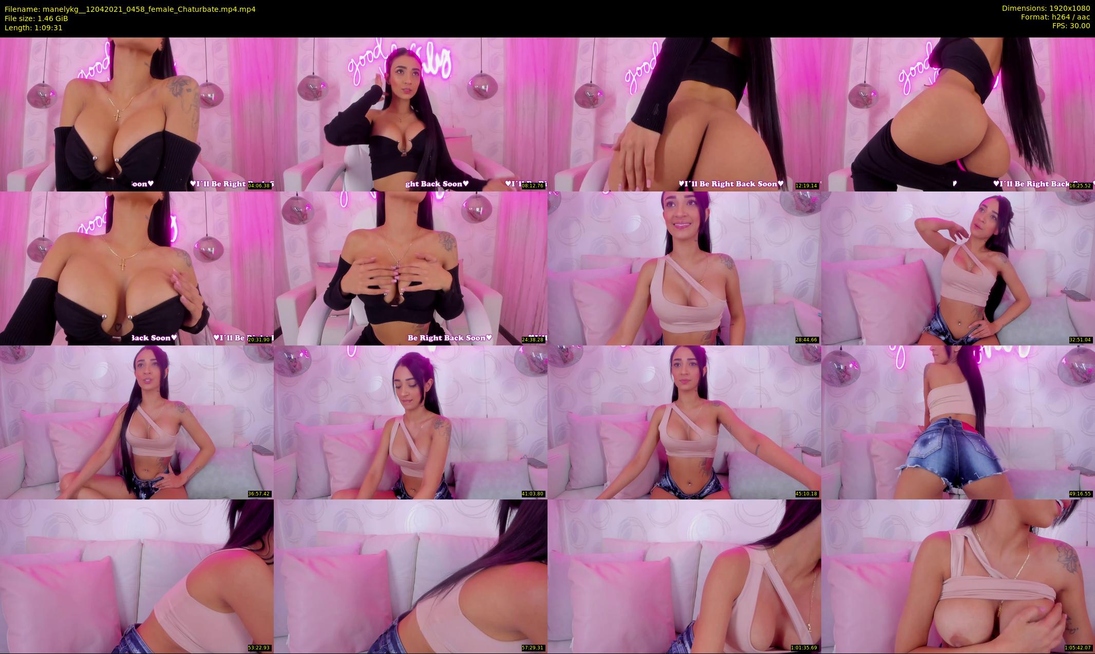 manelykg_ — 70 minute Chaturbate female cam show recording, 1080p, Apr 12, 2021