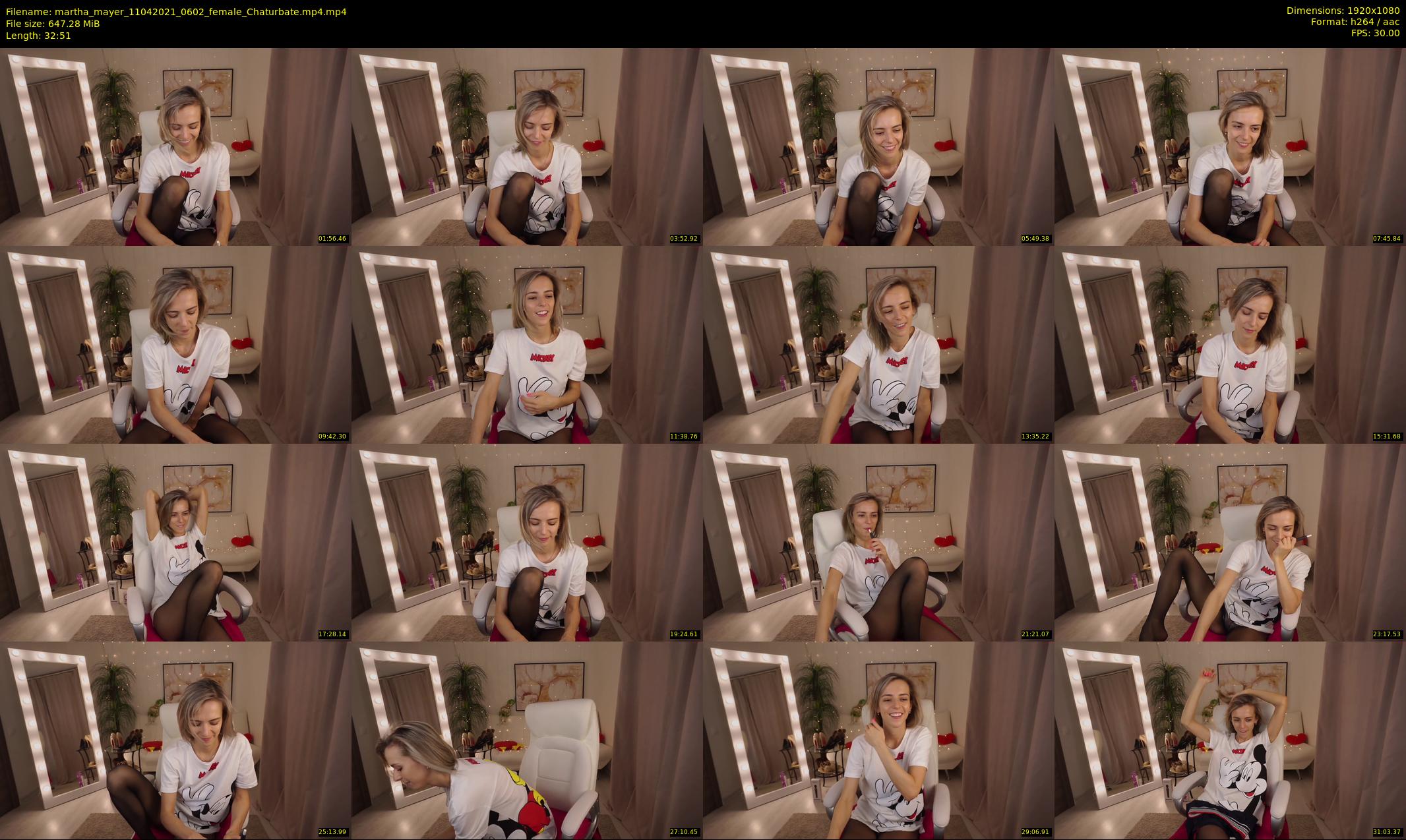 martha_mayer — 33 minute Chaturbate female cam show recording, 1080p, Apr 11, 2021