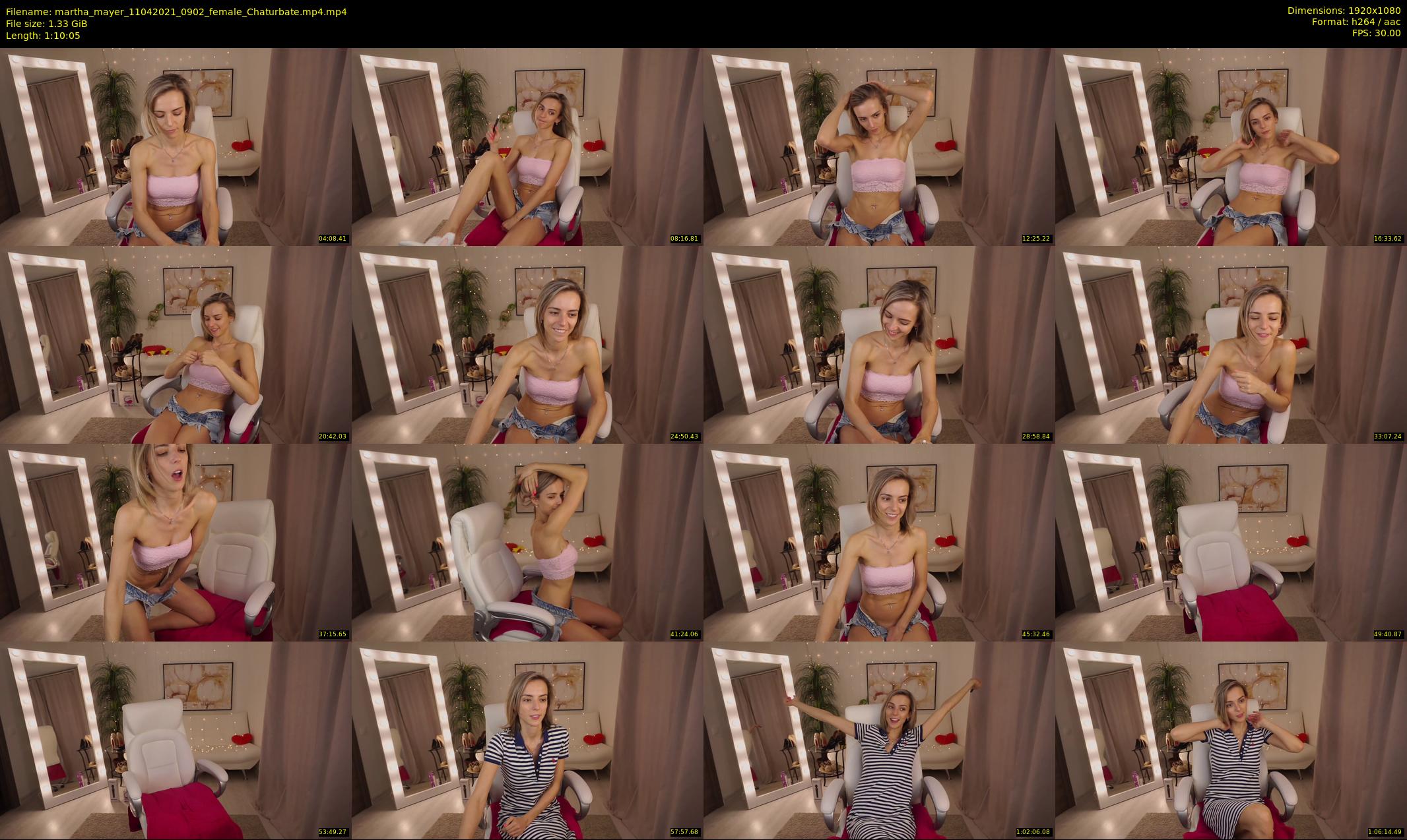 martha_mayer — 71 minute Chaturbate female cam show recording, 1080p, Apr 11, 2021