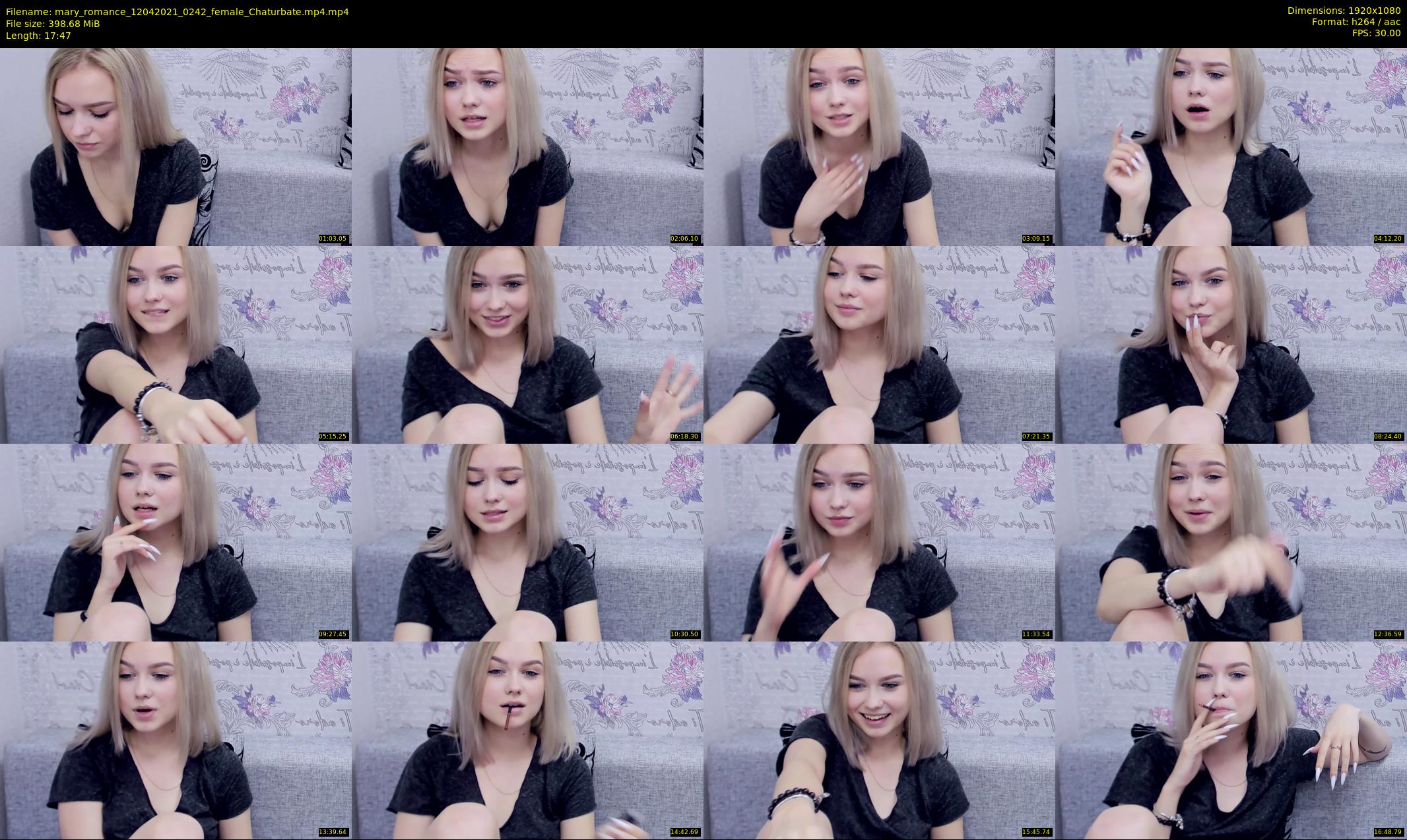 mary_romance — 18 minute Chaturbate female cam show recording, 1080p, Apr 12, 2021