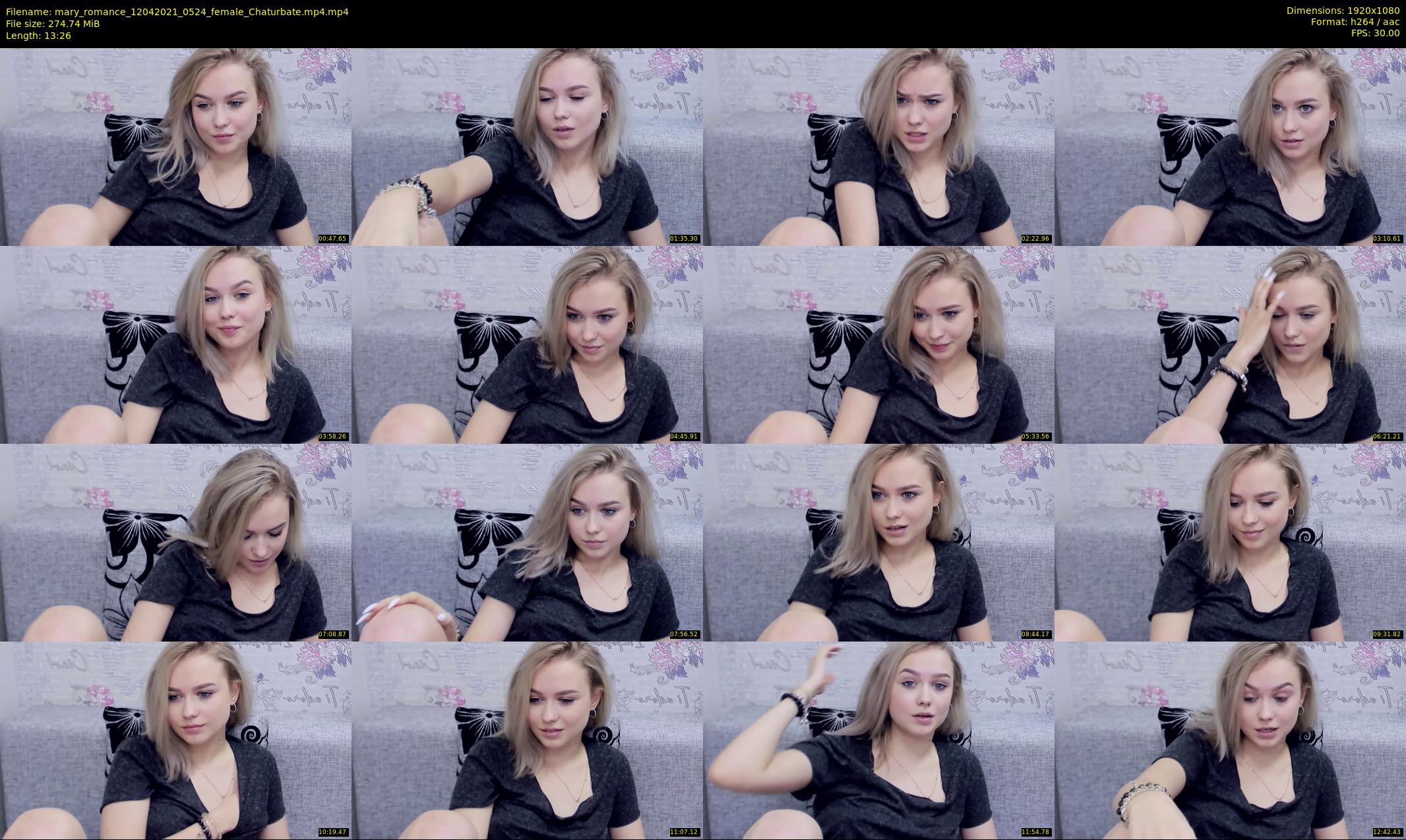 mary_romance — 14 minute Chaturbate female cam show recording, 1080p, Apr 12, 2021