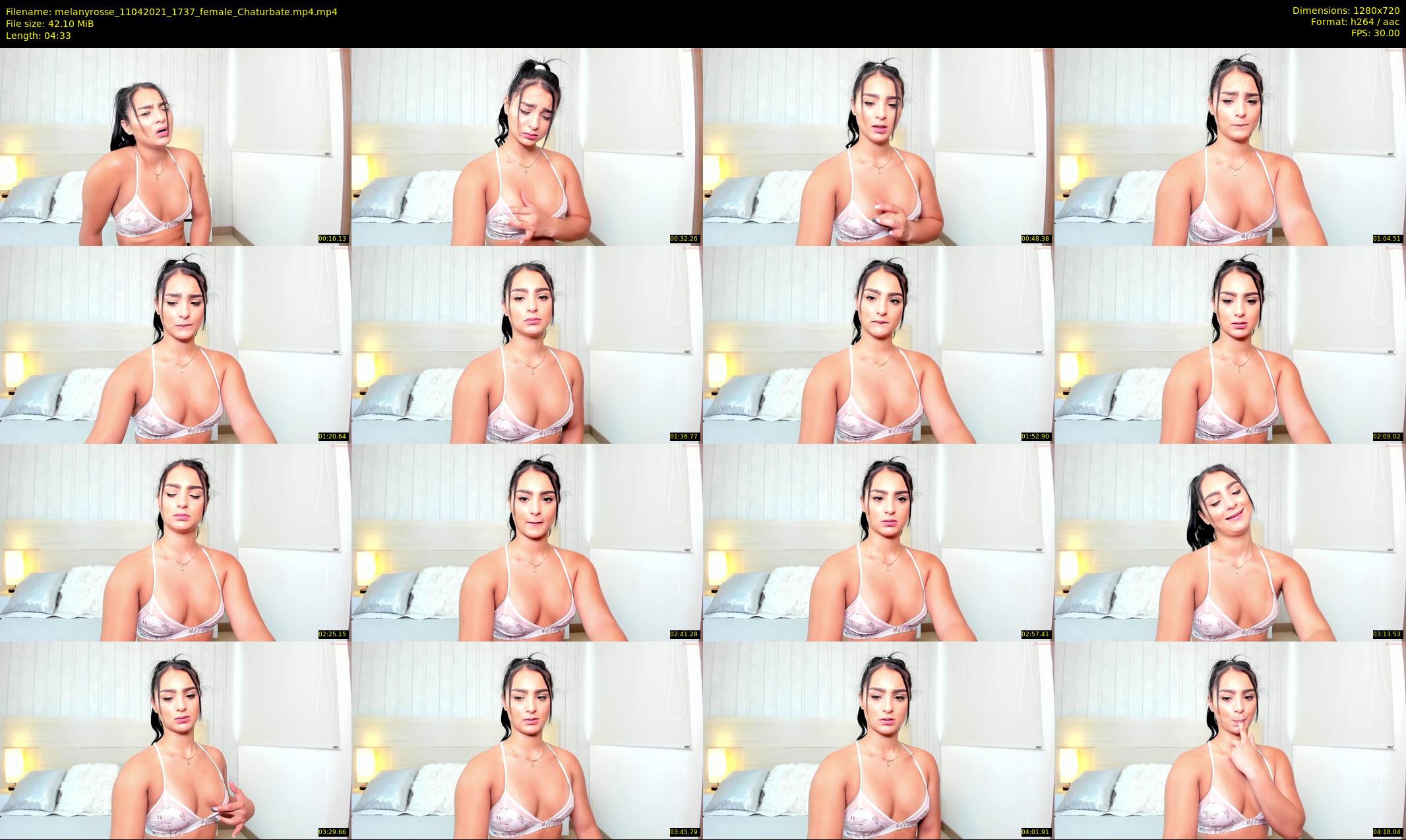 melanyrosse — 5 minute Chaturbate female cam show recording, 720p, Apr 11, 2021