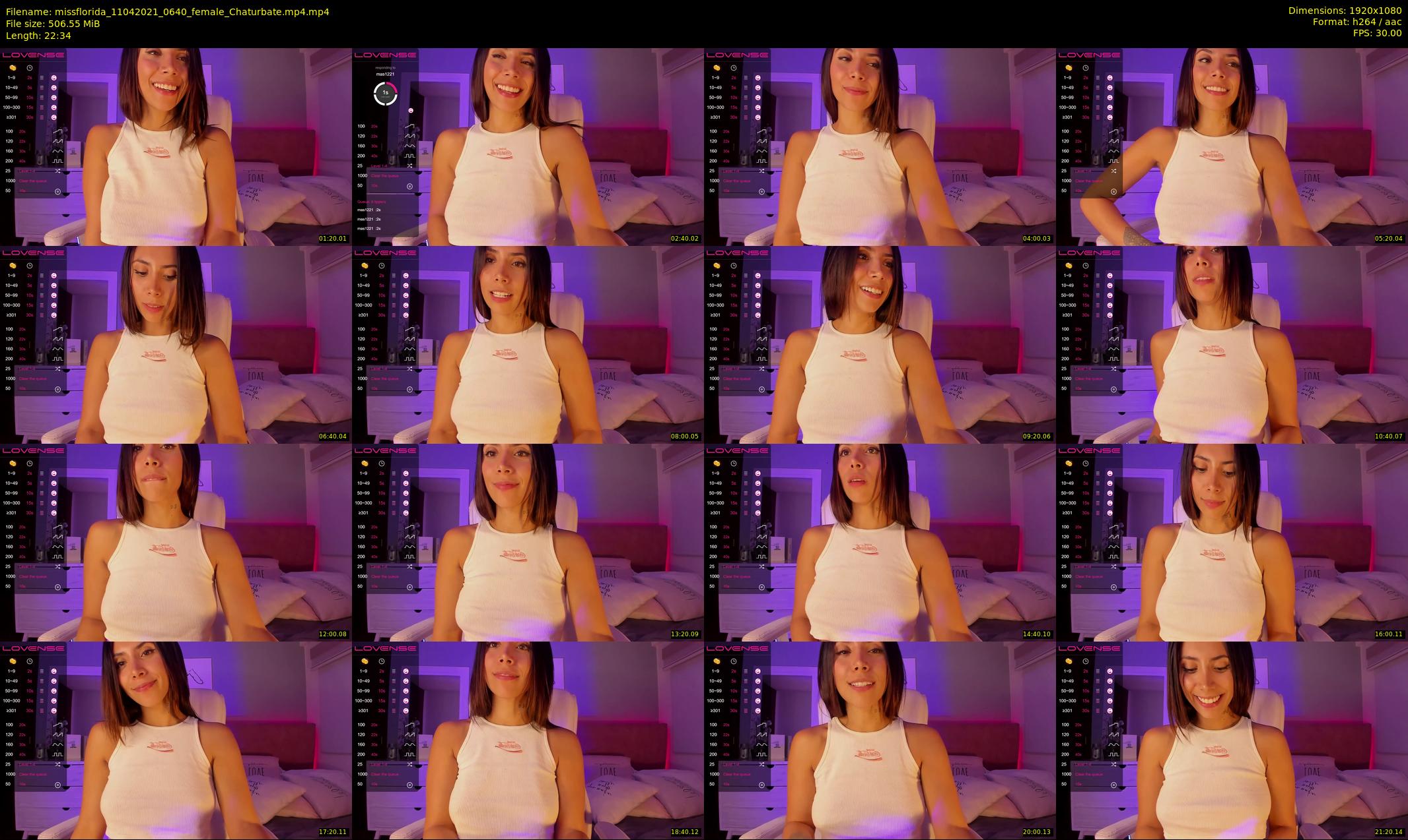 missflorida — 23 minute Chaturbate female cam show recording, 1080p, Apr 11, 2021