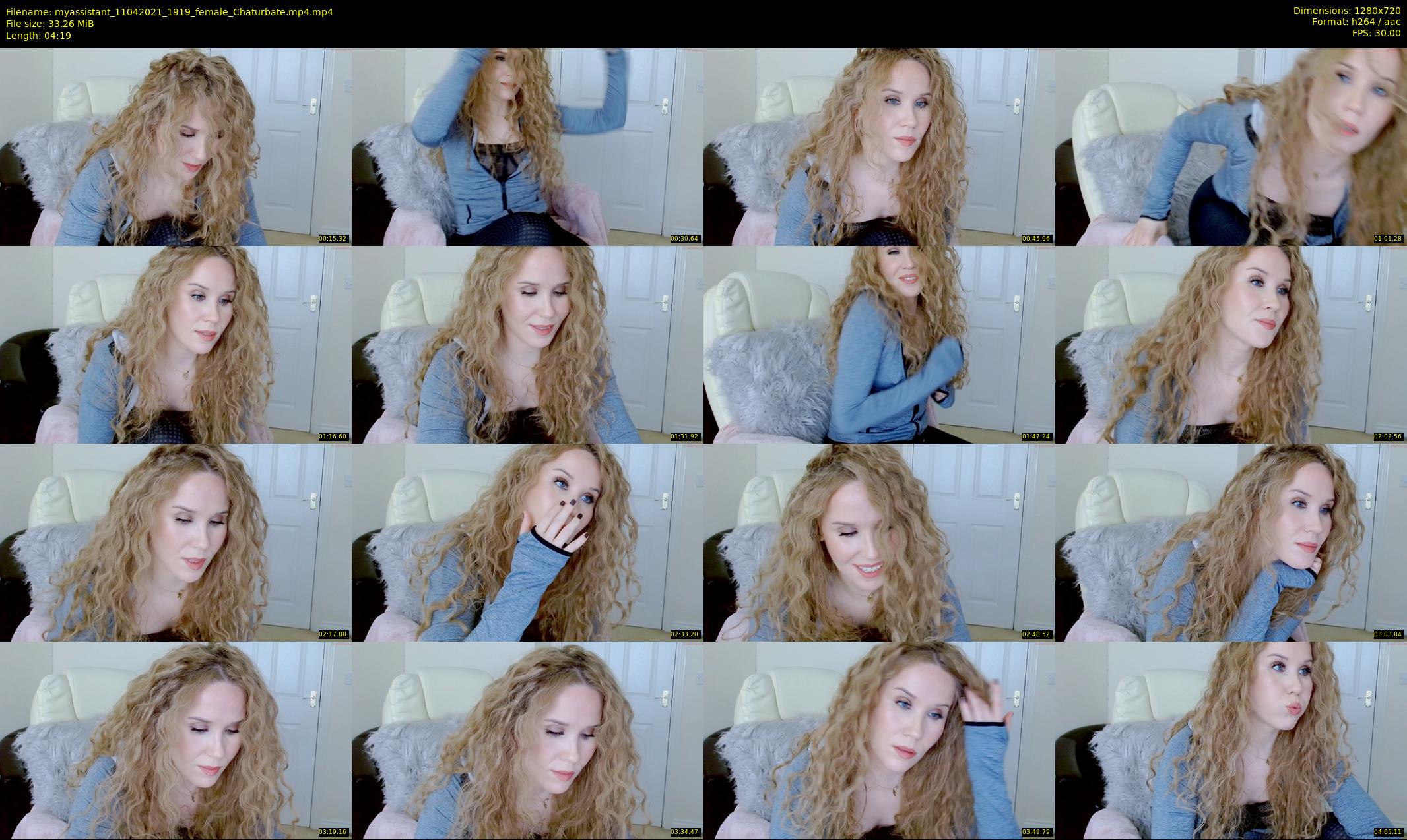 myassistant — 5 minute Chaturbate female cam show recording, 720p, Apr 11, 2021