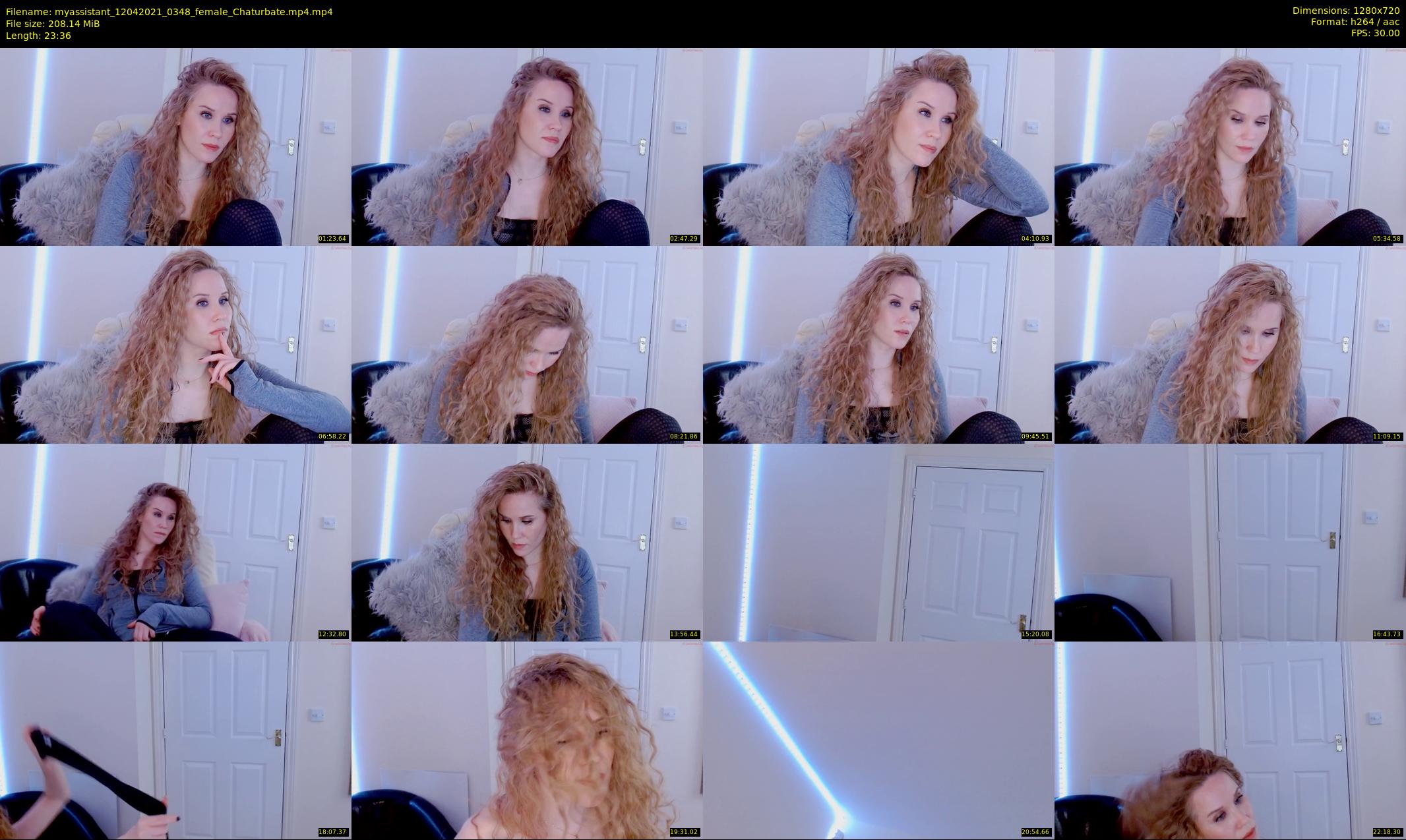 myassistant — 24 minute Chaturbate female cam show recording, 720p, Apr 12, 2021
