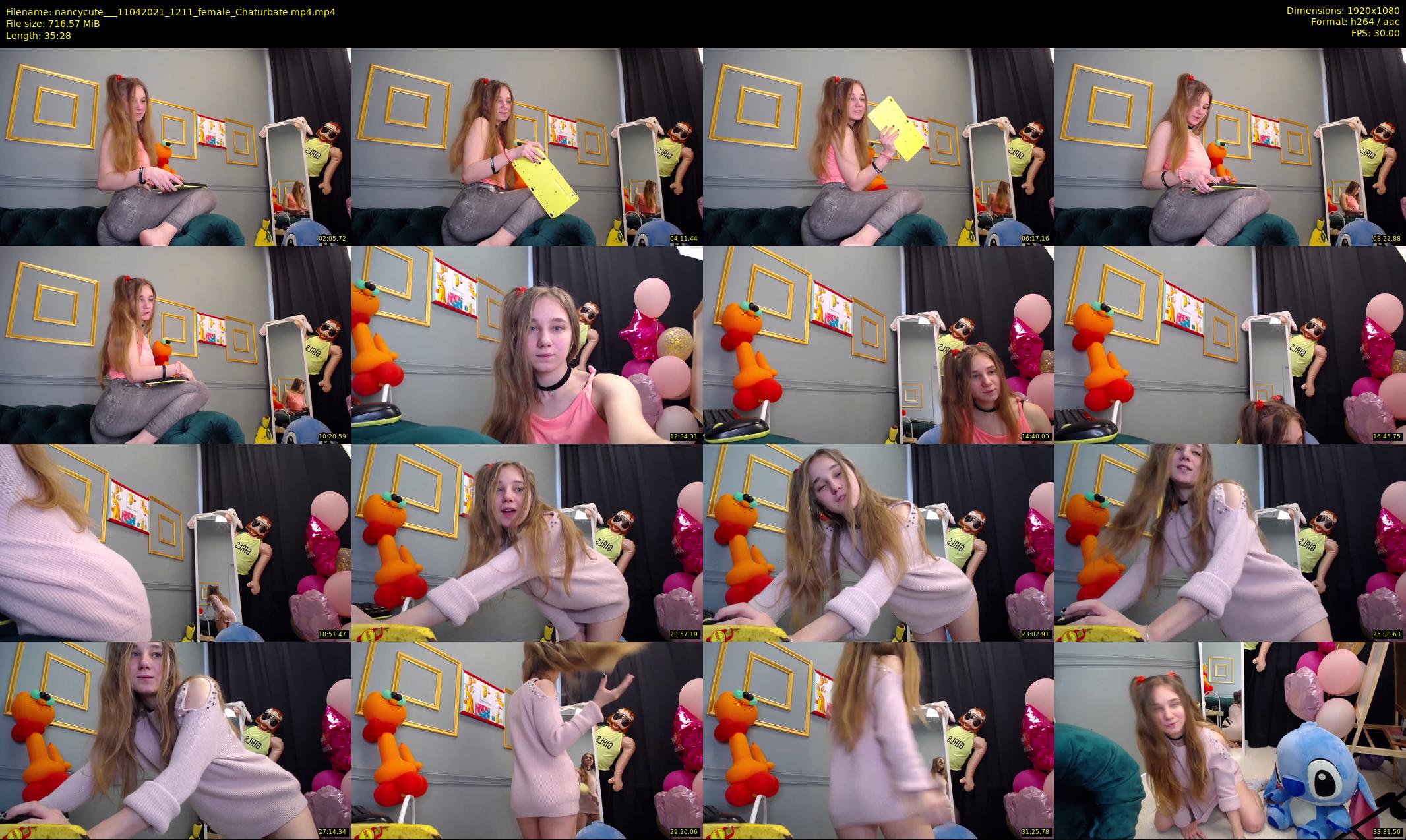 nancycute__ — 36 minute Chaturbate female cam show recording, 1080p, Apr 11, 2021