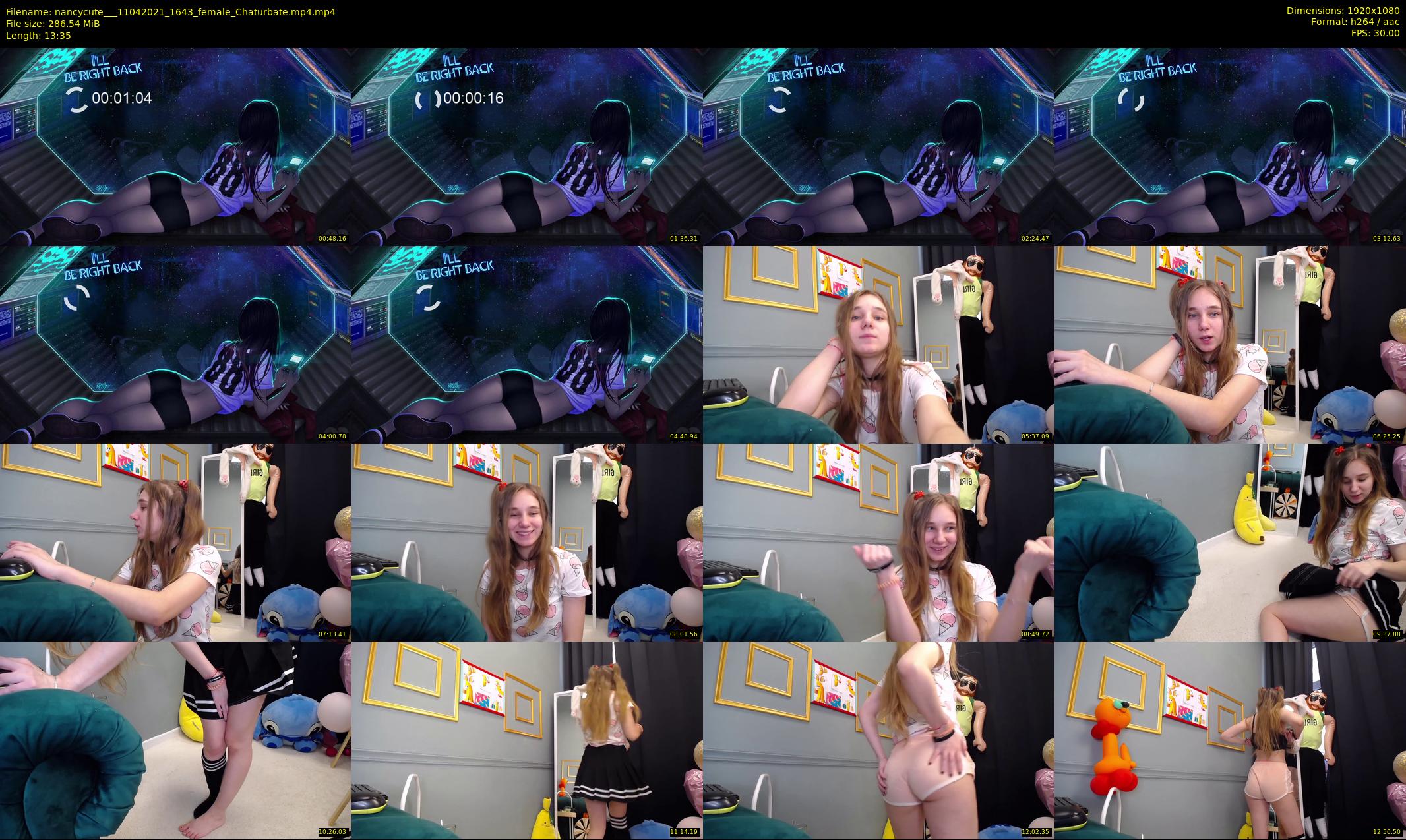 nancycute__ — 14 minute Chaturbate female cam show recording, 1080p, Apr 11, 2021