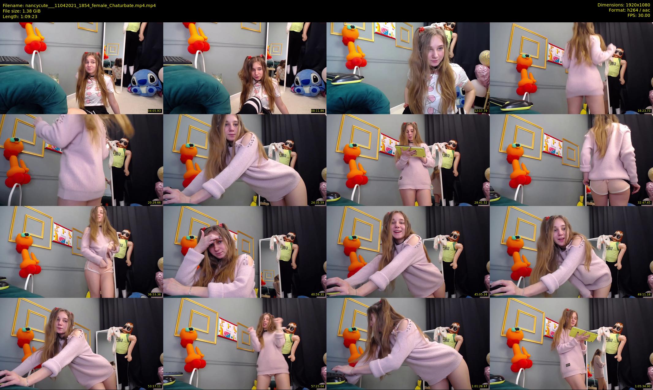 nancycute__ — 70 minute Chaturbate female cam show recording, 1080p, Apr 11, 2021
