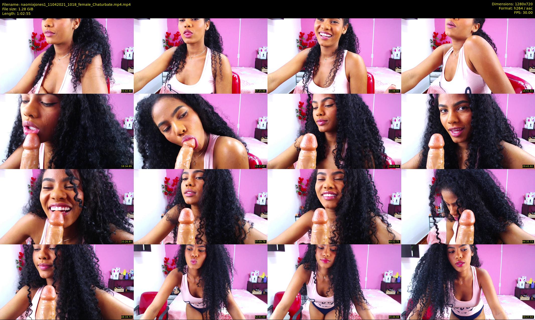 naomixjones1 — 63 minute Chaturbate female cam show recording, 720p, Apr 11, 2021