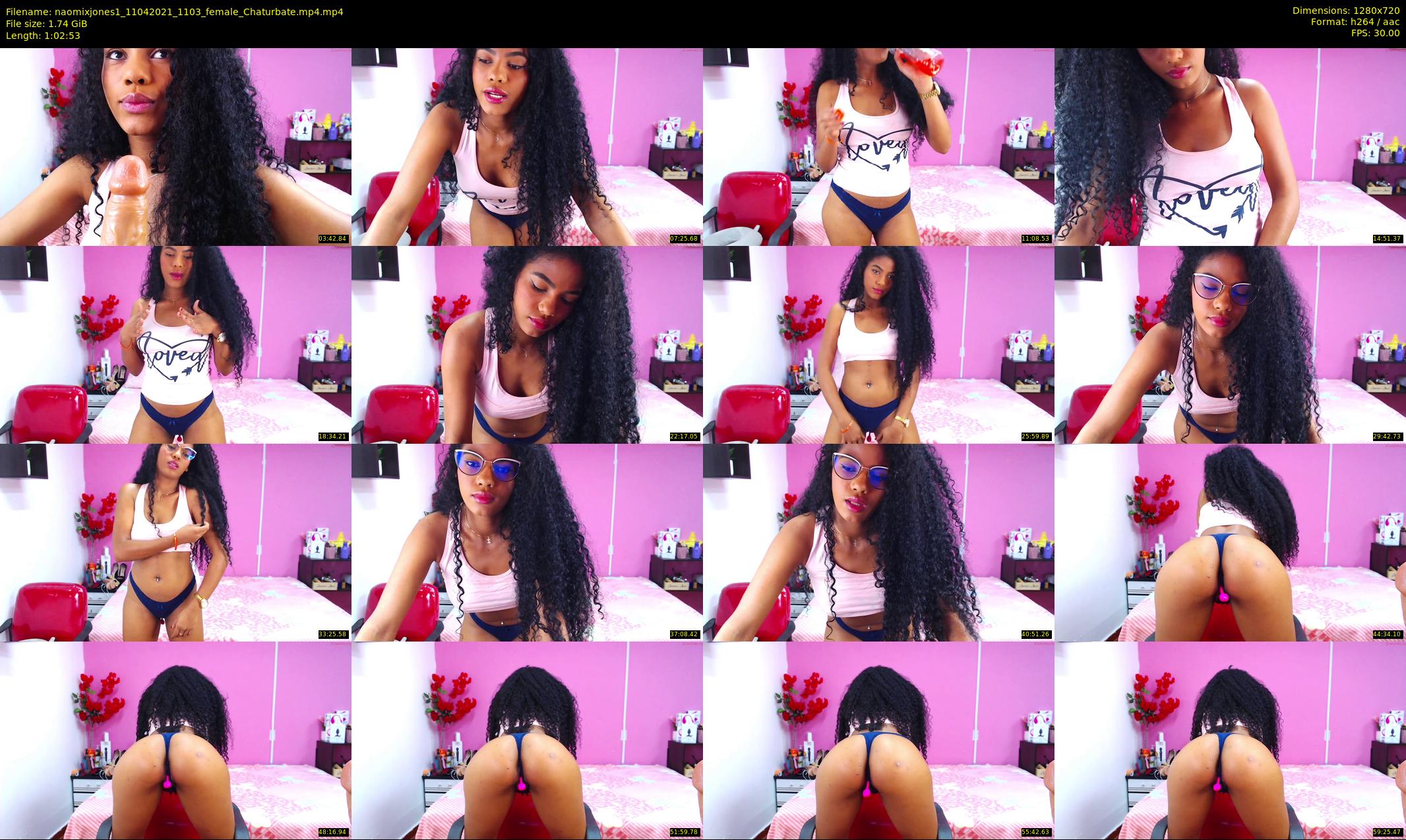 naomixjones1 — 63 minute Chaturbate female cam show recording, 720p, Apr 11, 2021