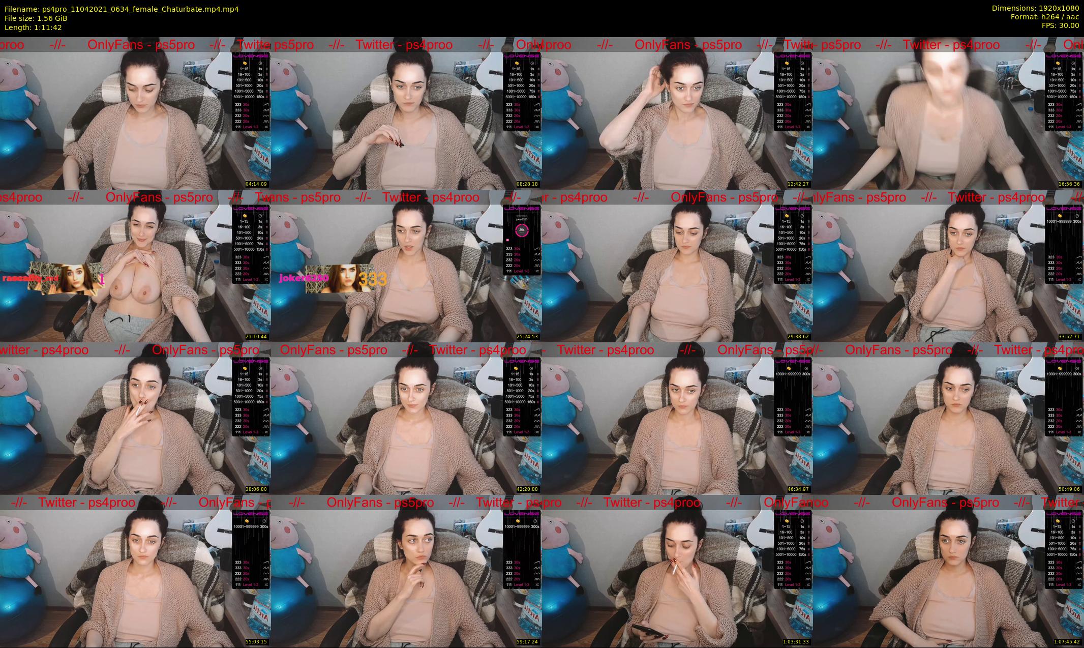 ps4pro — 72 minute Chaturbate female cam show recording, 1080p, Apr 11, 2021