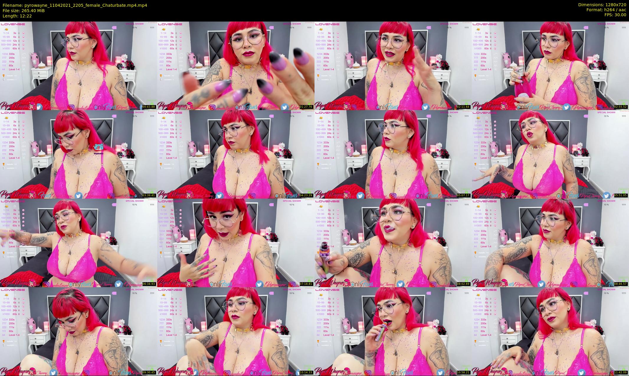 pyrowayne — 13 minute Chaturbate female cam show recording, 720p, Apr 11, 2021