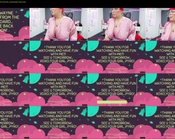 pyrowayne — 12 minute Chaturbate female cam show recording, 720p, Apr 12, 2021