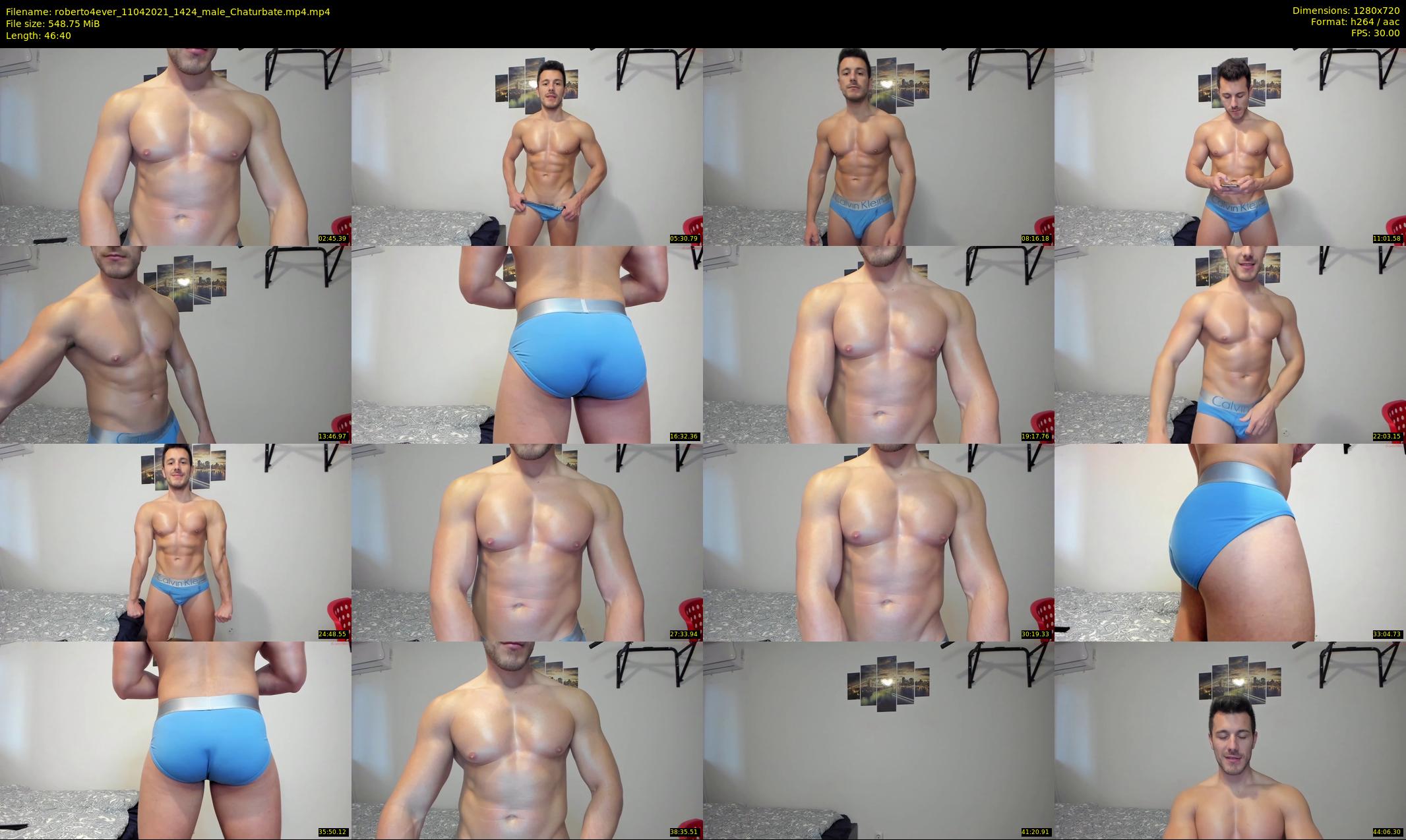 roberto4ever — 47 minute Chaturbate male cam show recording, 720p, Apr 11, 2021