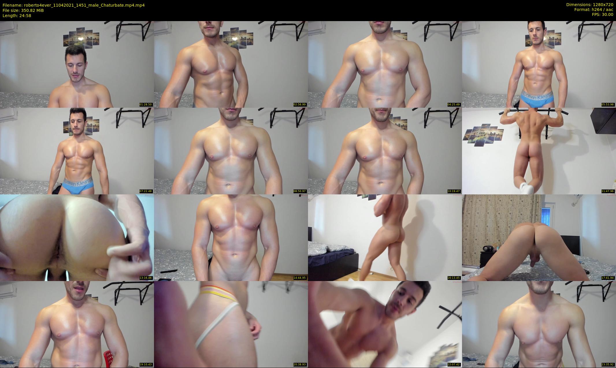 roberto4ever — 25 minute Chaturbate male cam show recording, 720p, Apr 11, 2021