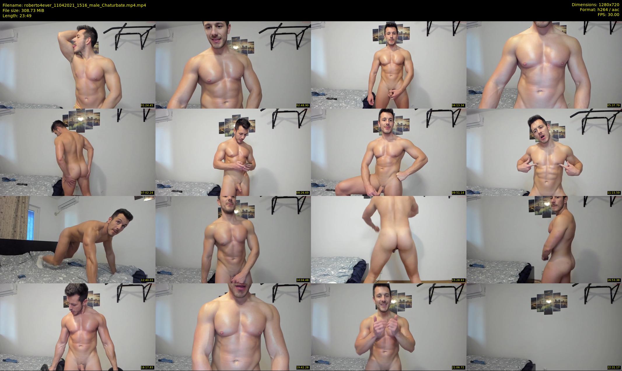 roberto4ever — 24 minute Chaturbate male cam show recording, 720p, Apr 11, 2021