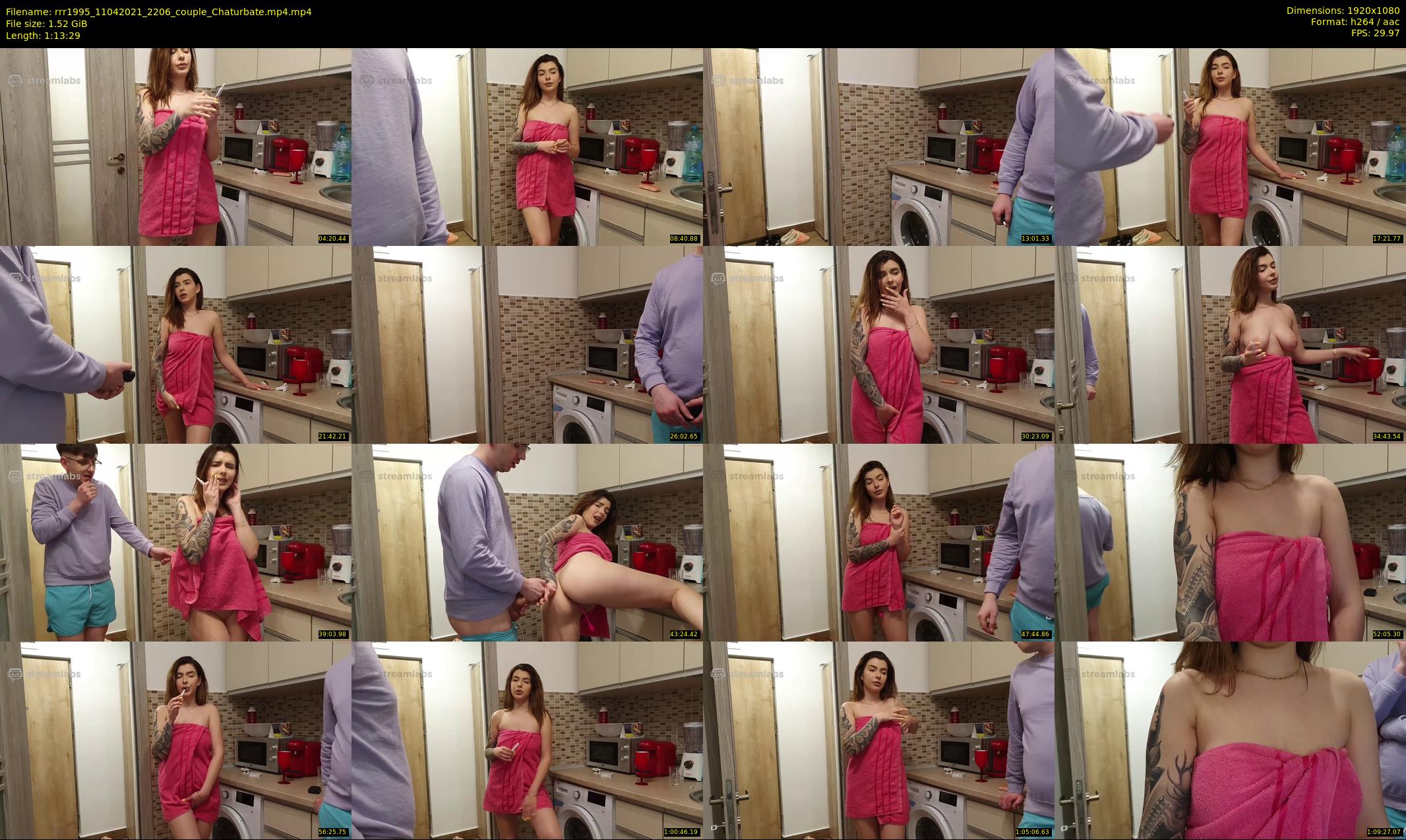 rrr1995 — 74 minute Chaturbate couple cam show recording, 1080p, Apr 11, 2021