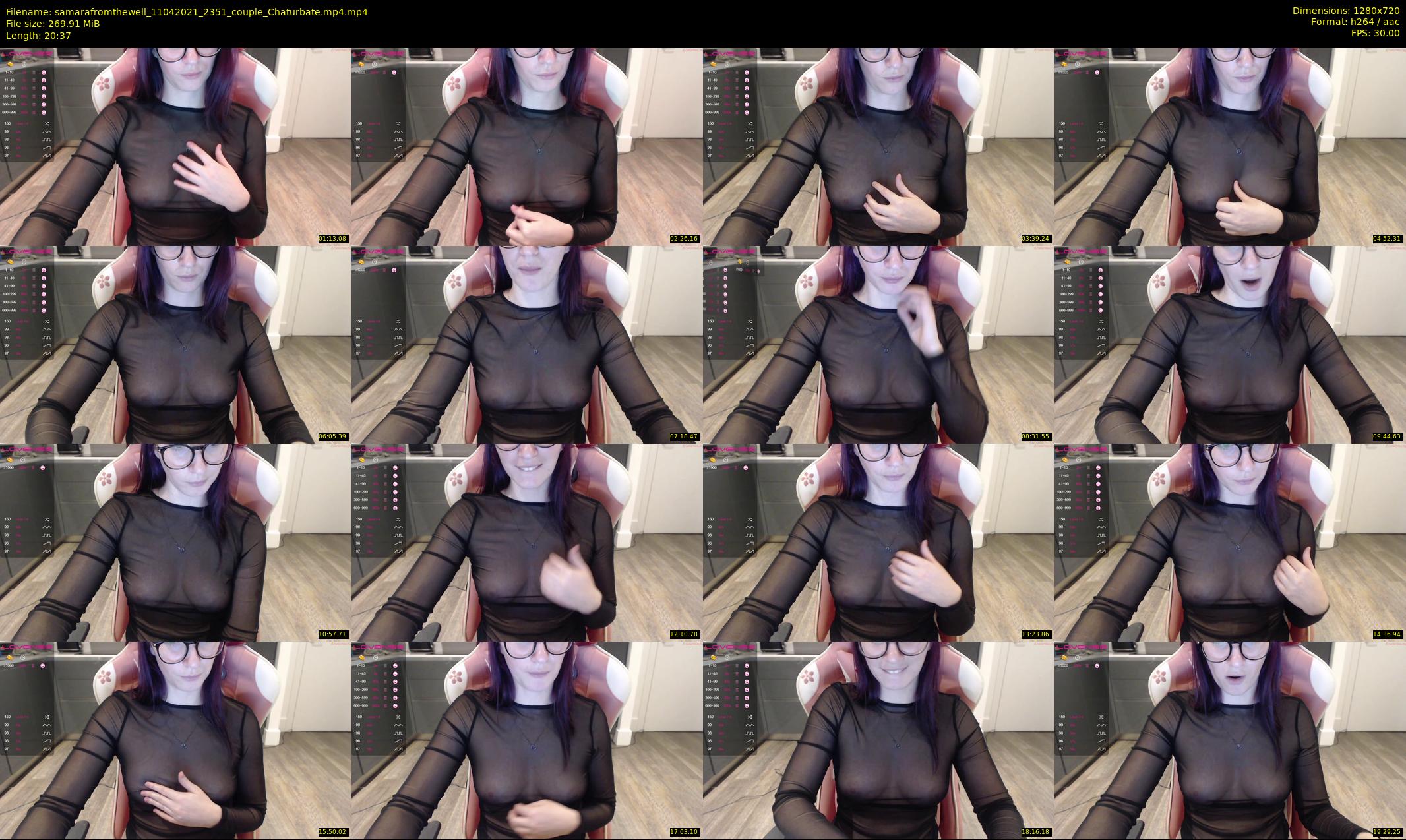 samarafromthewell — 21 minute Chaturbate female cam show recording, 720p, Apr 11, 2021