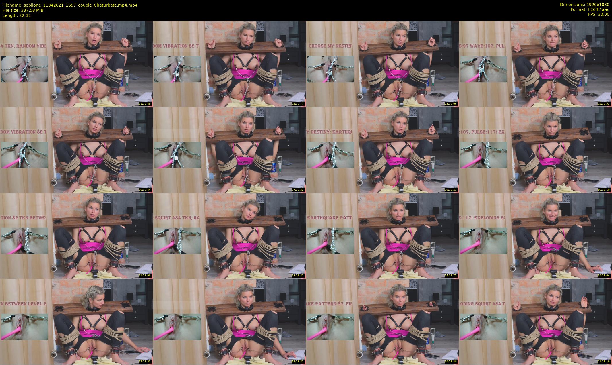 sebilone — 23 minute Chaturbate couple cam show recording, 1080p, Apr 11, 2021