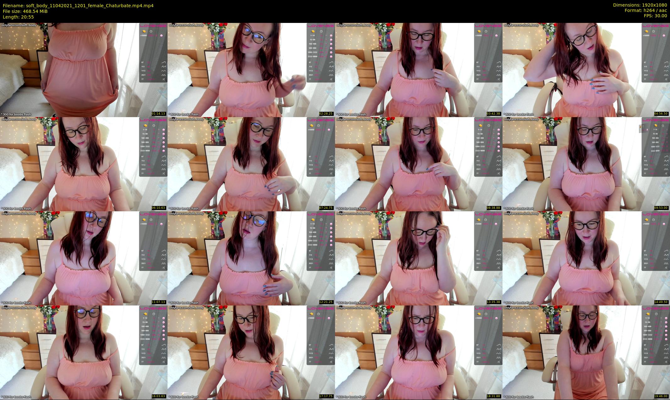 soft_body — 21 minute Chaturbate female cam show recording, 1080p, Apr 11, 2021