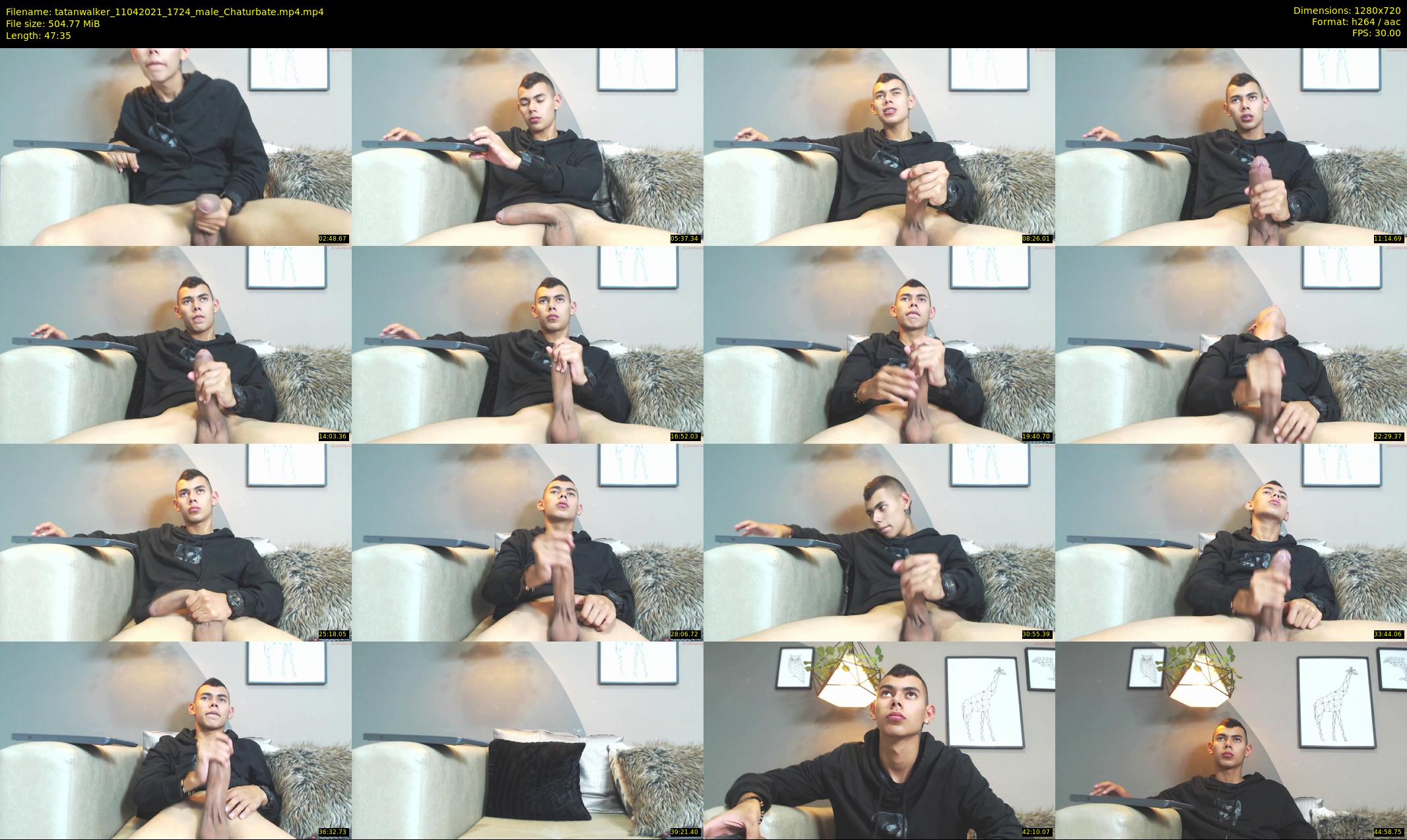tatanwalker — 48 minute Chaturbate male cam show recording, 720p, Apr 11, 2021