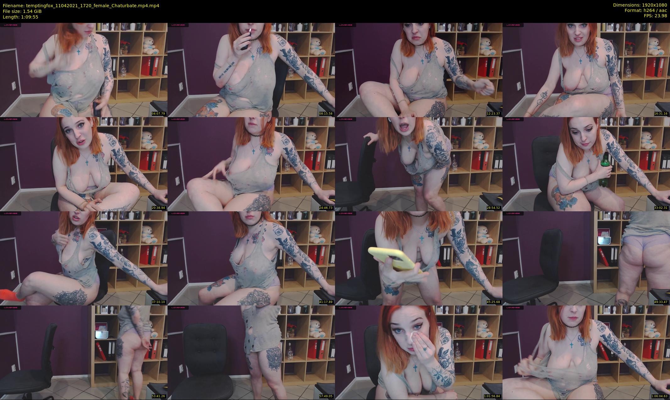 temptingfox — 70 minute Chaturbate female cam show recording, 1080p, Apr 11, 2021