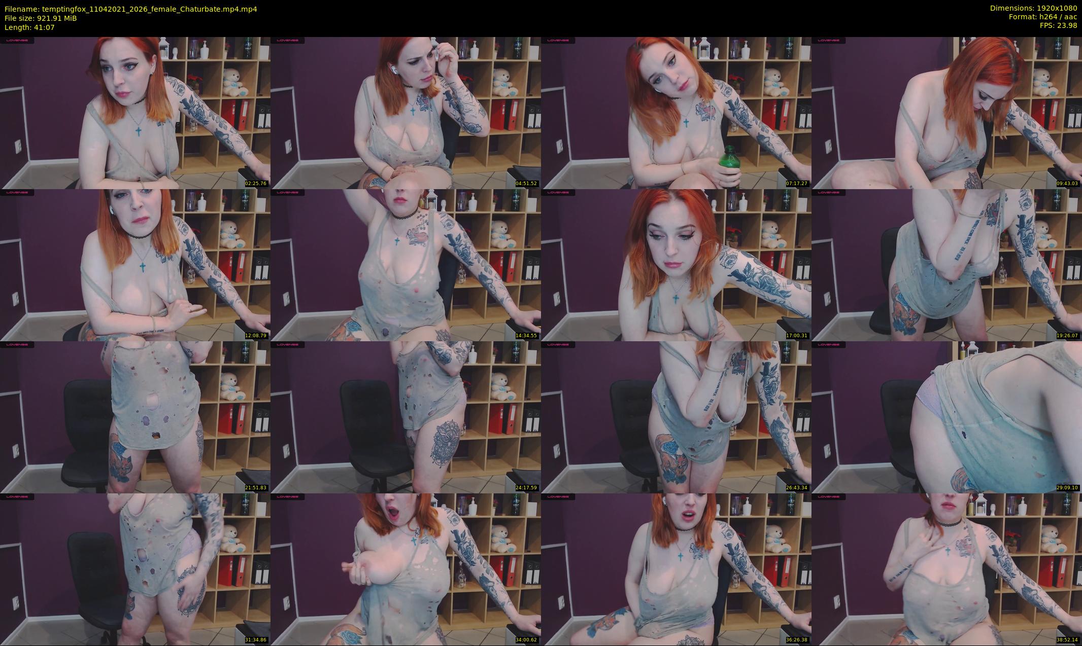 temptingfox — 42 minute Chaturbate female cam show recording, 1080p, Apr 11, 2021