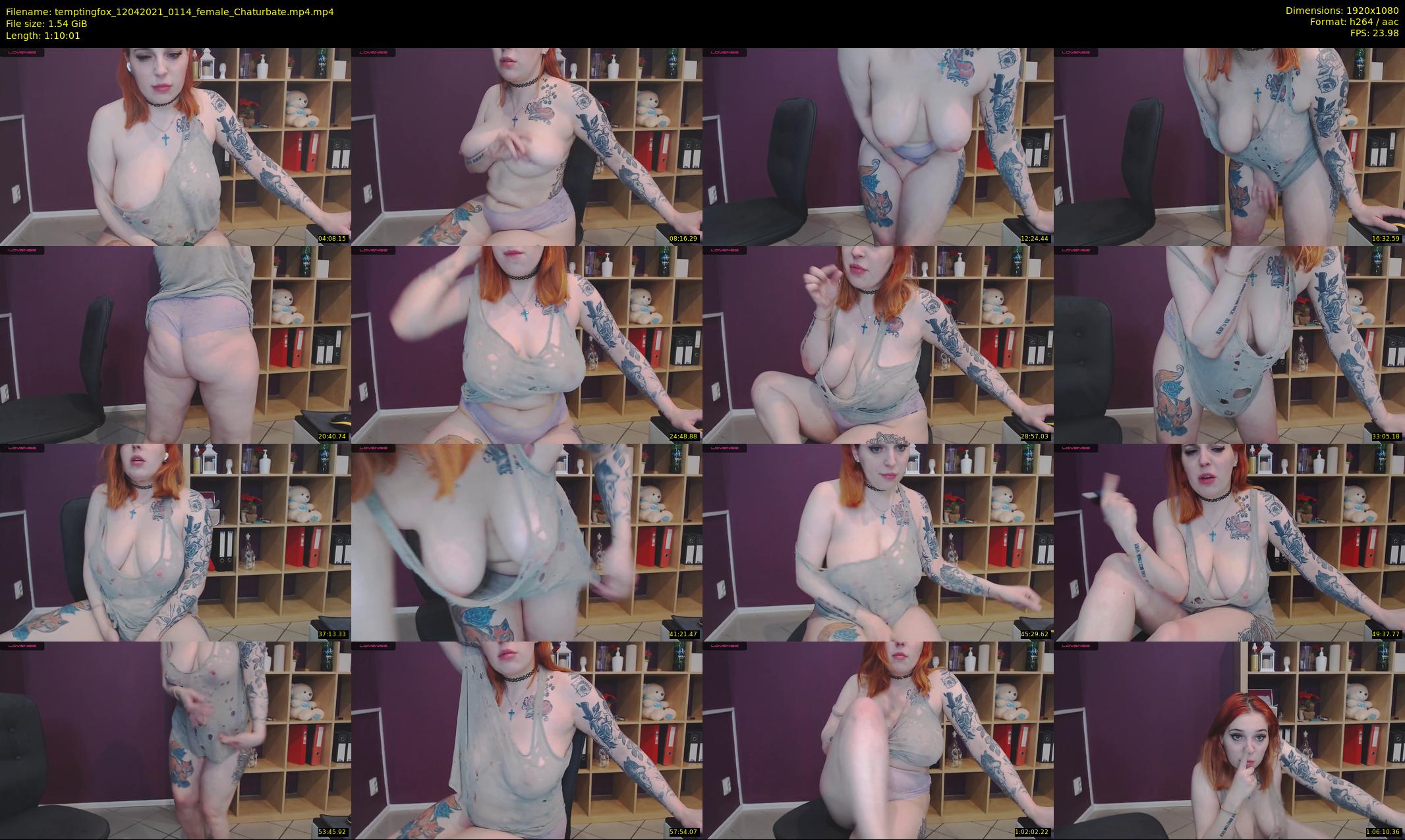 temptingfox — 71 minute Chaturbate female cam show recording, 1080p, Apr 12, 2021