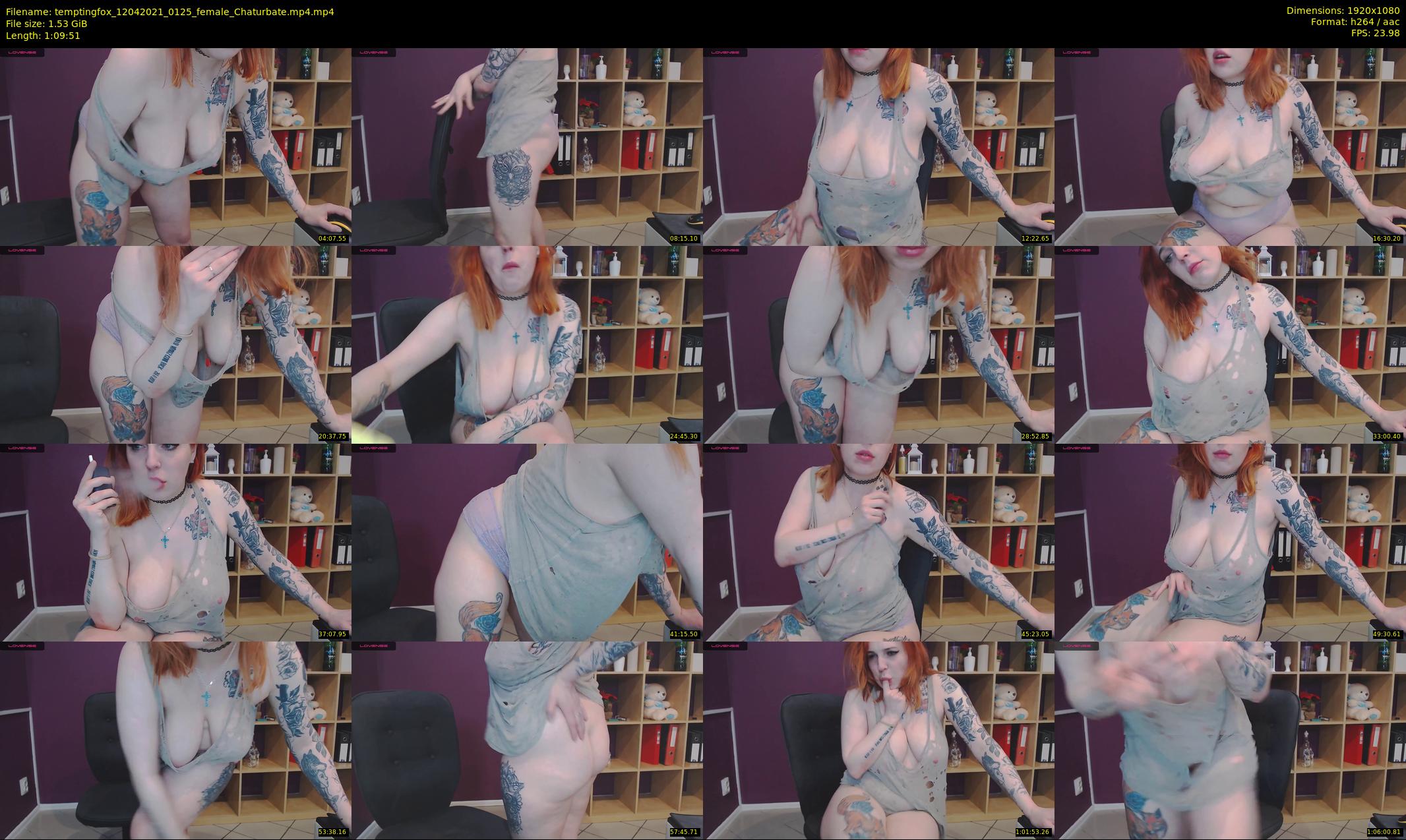 temptingfox — 70 minute Chaturbate female cam show recording, 1080p, Apr 12, 2021