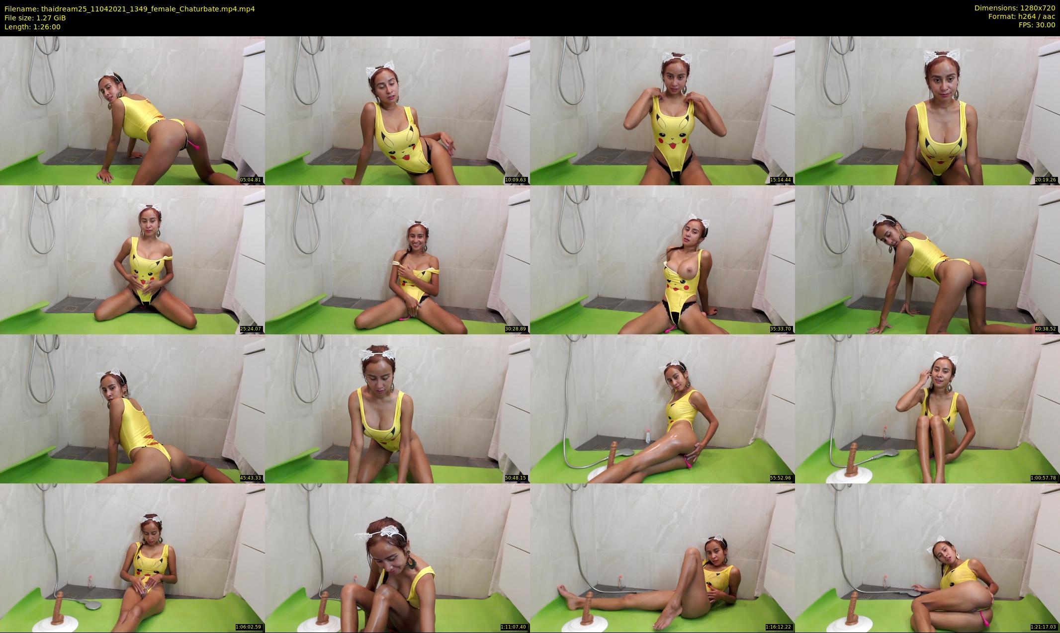 thaidream25 — 86 minute Chaturbate female cam show recording, 720p, Apr 11, 2021