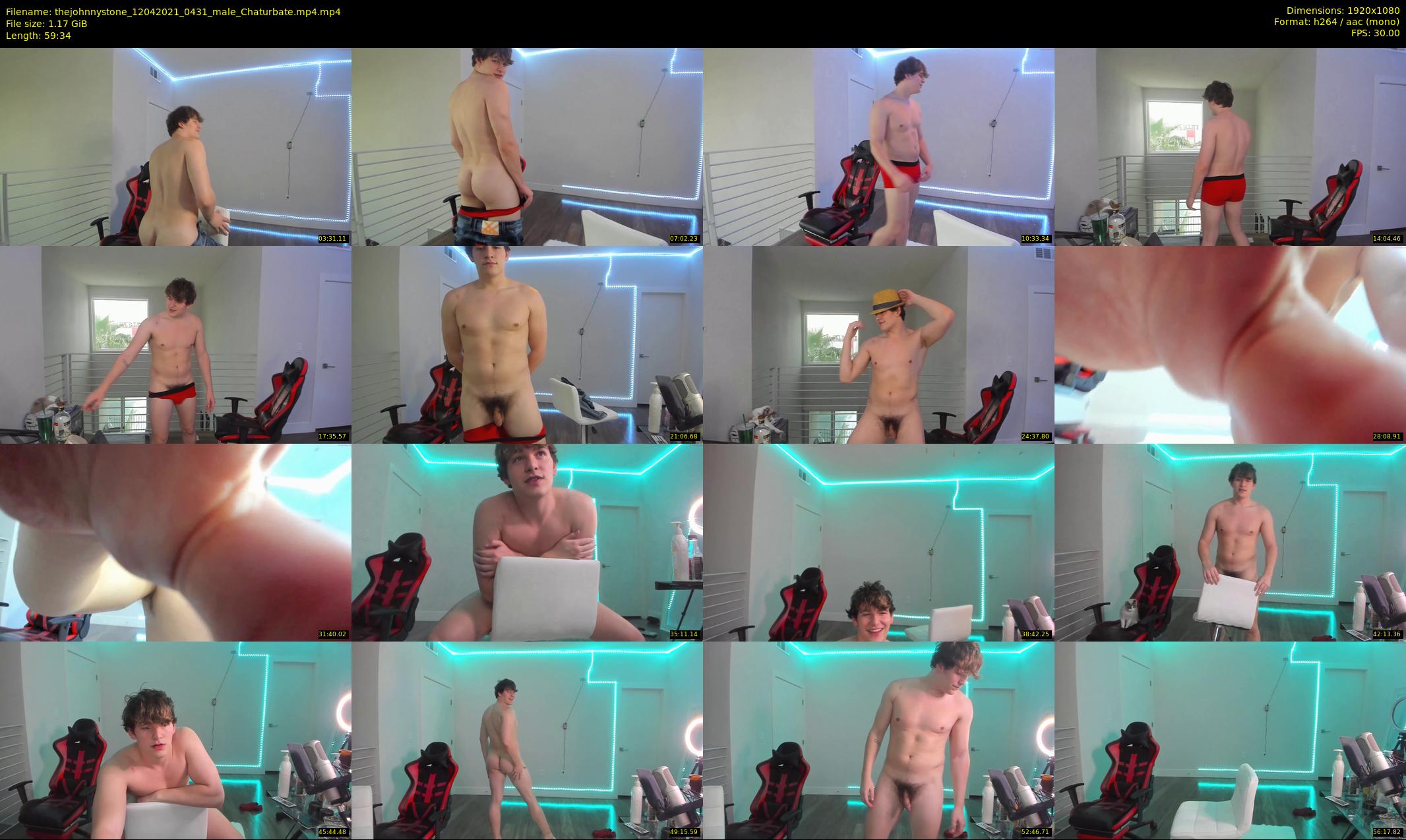 thejohnnystone — 60 minute Chaturbate male cam show recording, 1080p, Apr 12, 2021