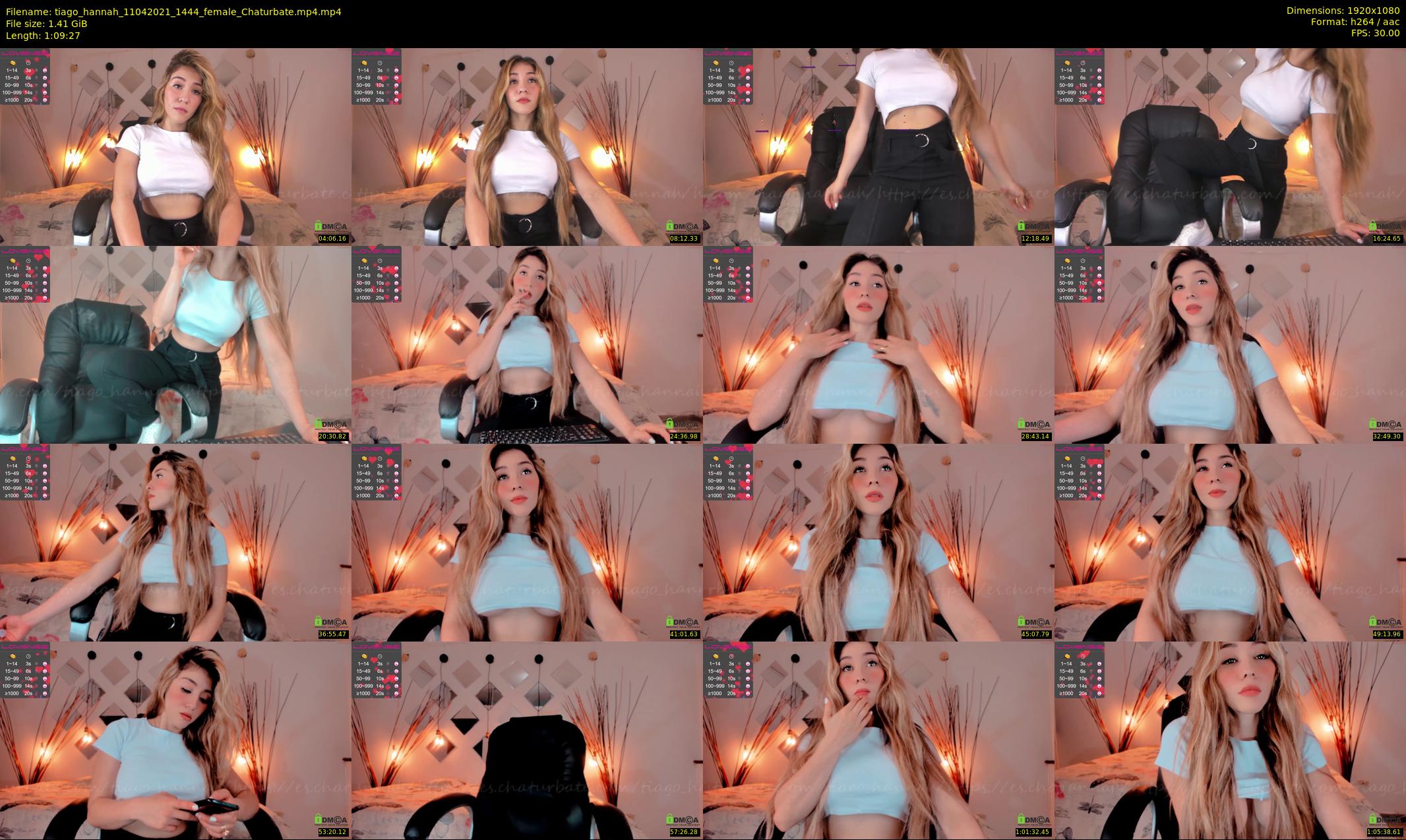 tiago_hannah — 70 minute Chaturbate couple cam show recording, 1080p, Apr 11, 2021