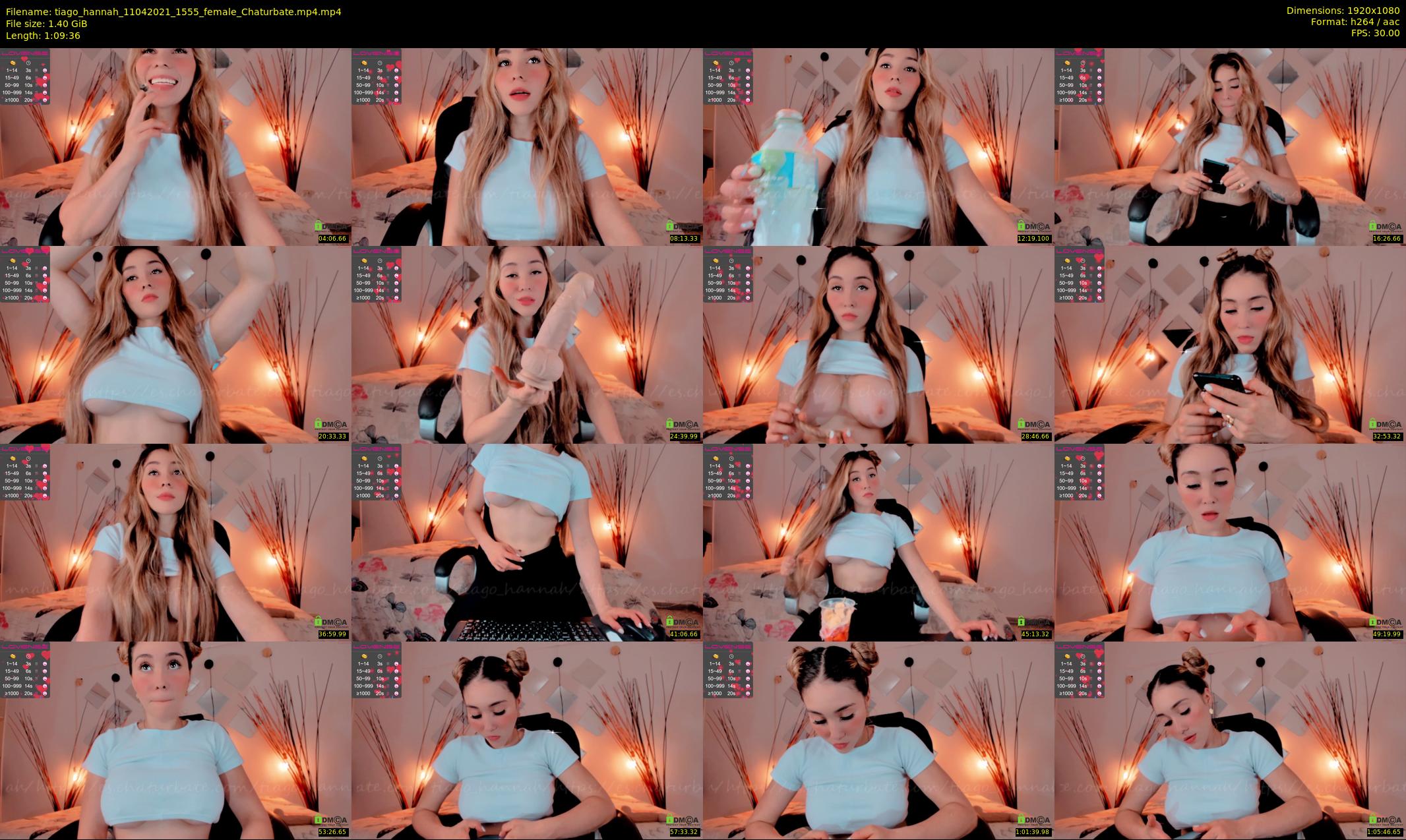 tiago_hannah — 70 minute Chaturbate couple cam show recording, 1080p, Apr 11, 2021
