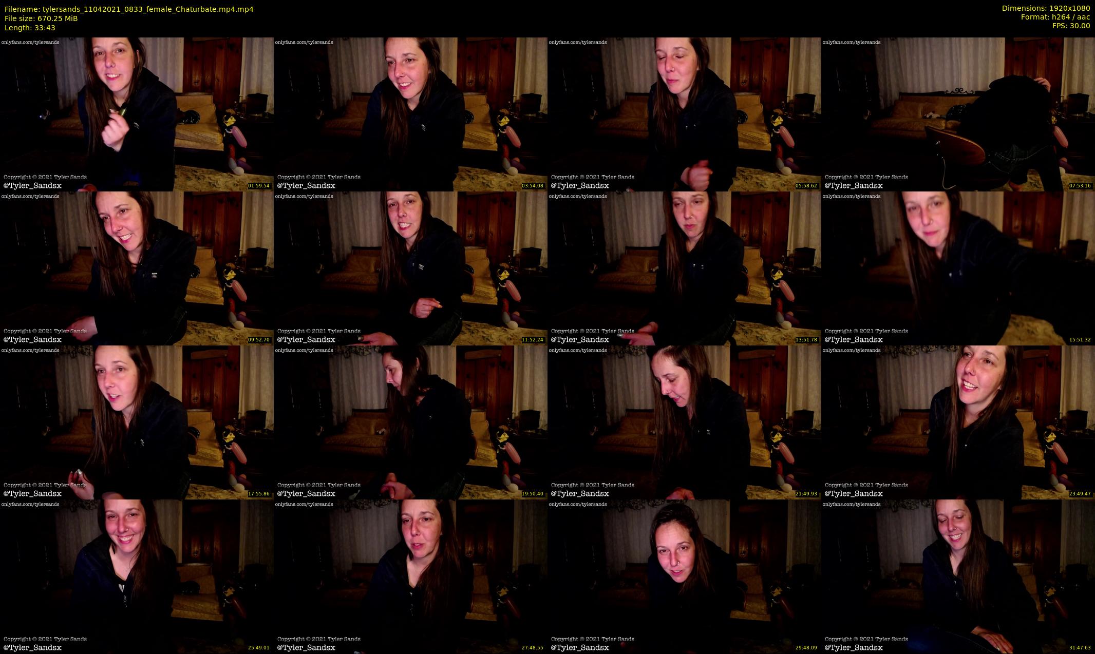 tylersands — 34 minute Chaturbate female cam show recording, 1080p, Apr 11, 2021