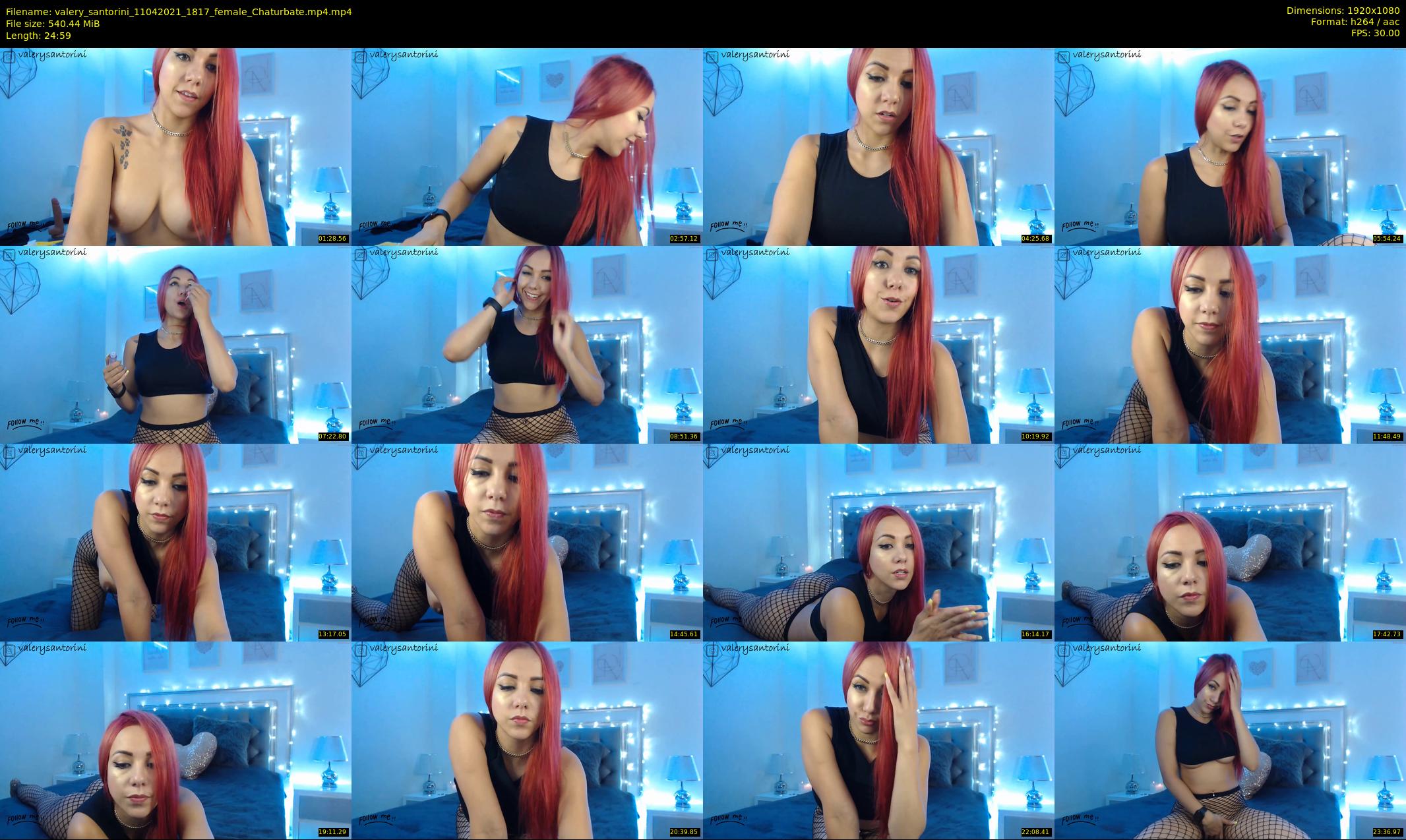 valery_santorini — 25 minute Chaturbate female cam show recording, 1080p, Apr 11, 2021