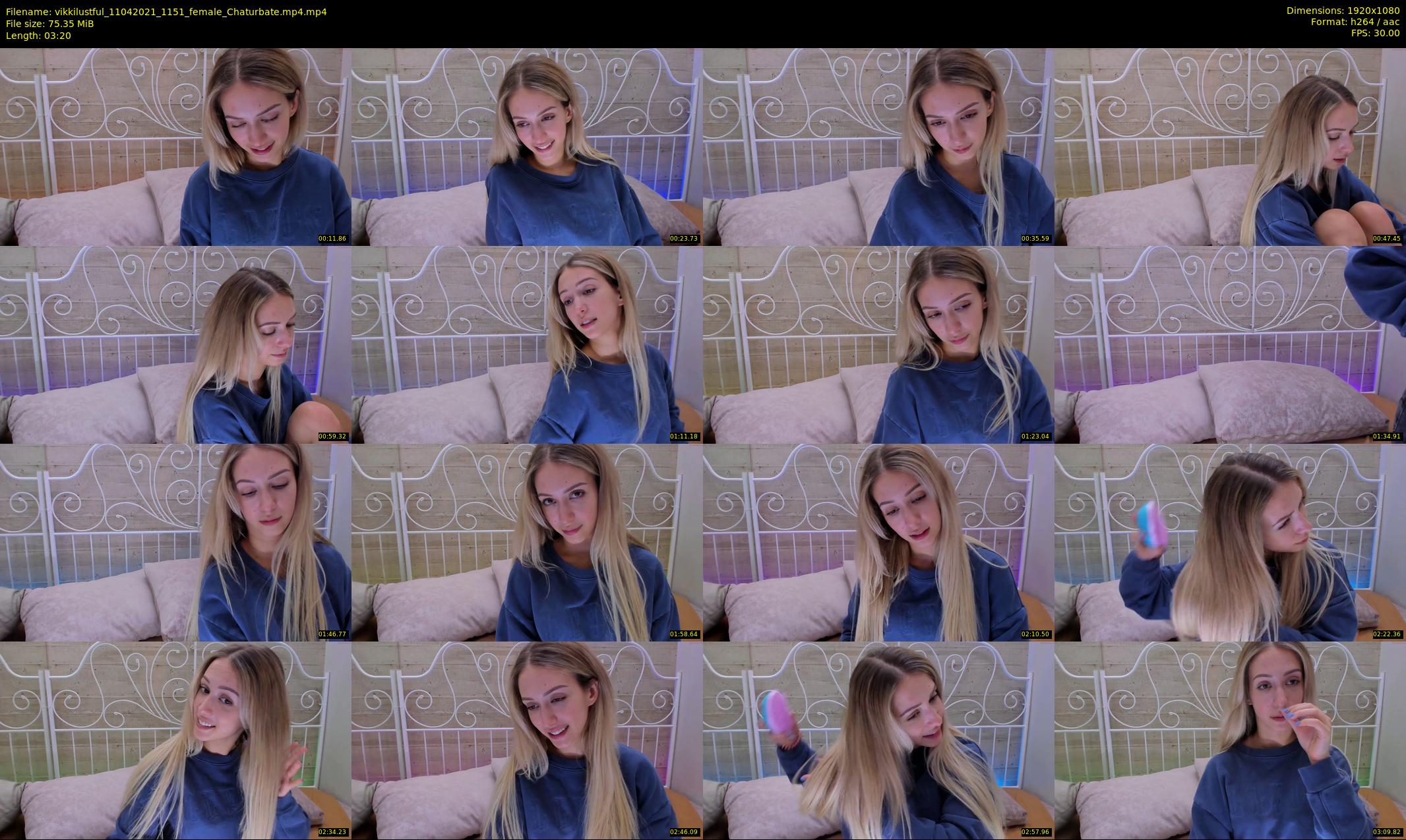 vikkilustful — 4 minute Chaturbate female cam show recording, 1080p, Apr 11, 2021