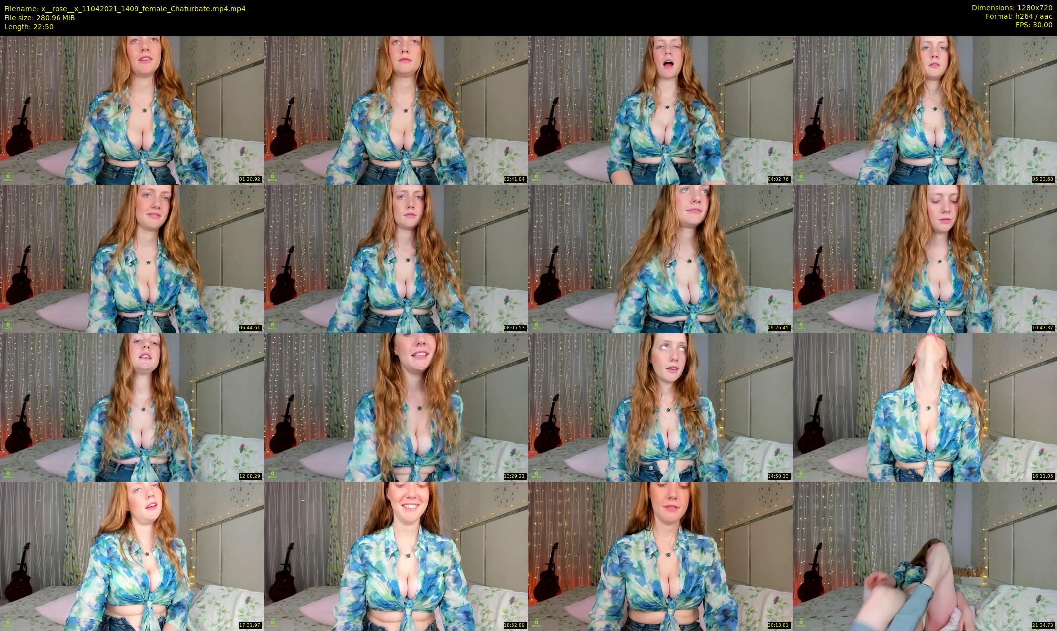x__rose__x — 23 minute Chaturbate female cam show recording, 720p, Apr 11, 2021