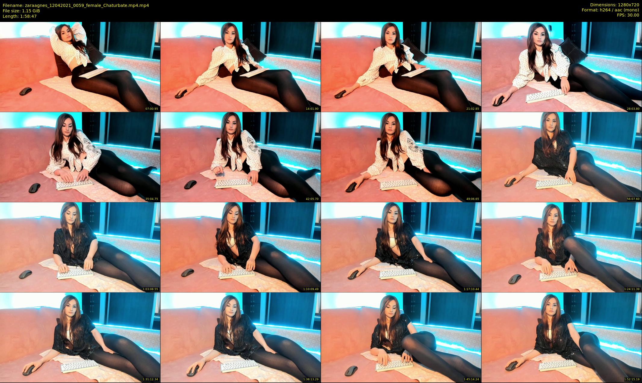 zaraagnes — 119 minute Chaturbate female cam show recording, 720p, Apr 12, 2021