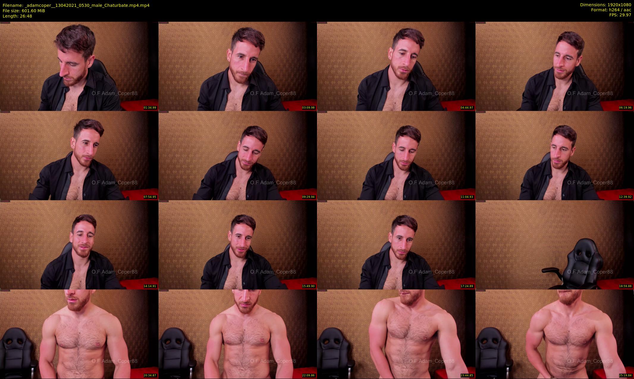 _adamcoper_ — 27 minute Chaturbate male cam show recording, 1080p, Apr 13, 2021