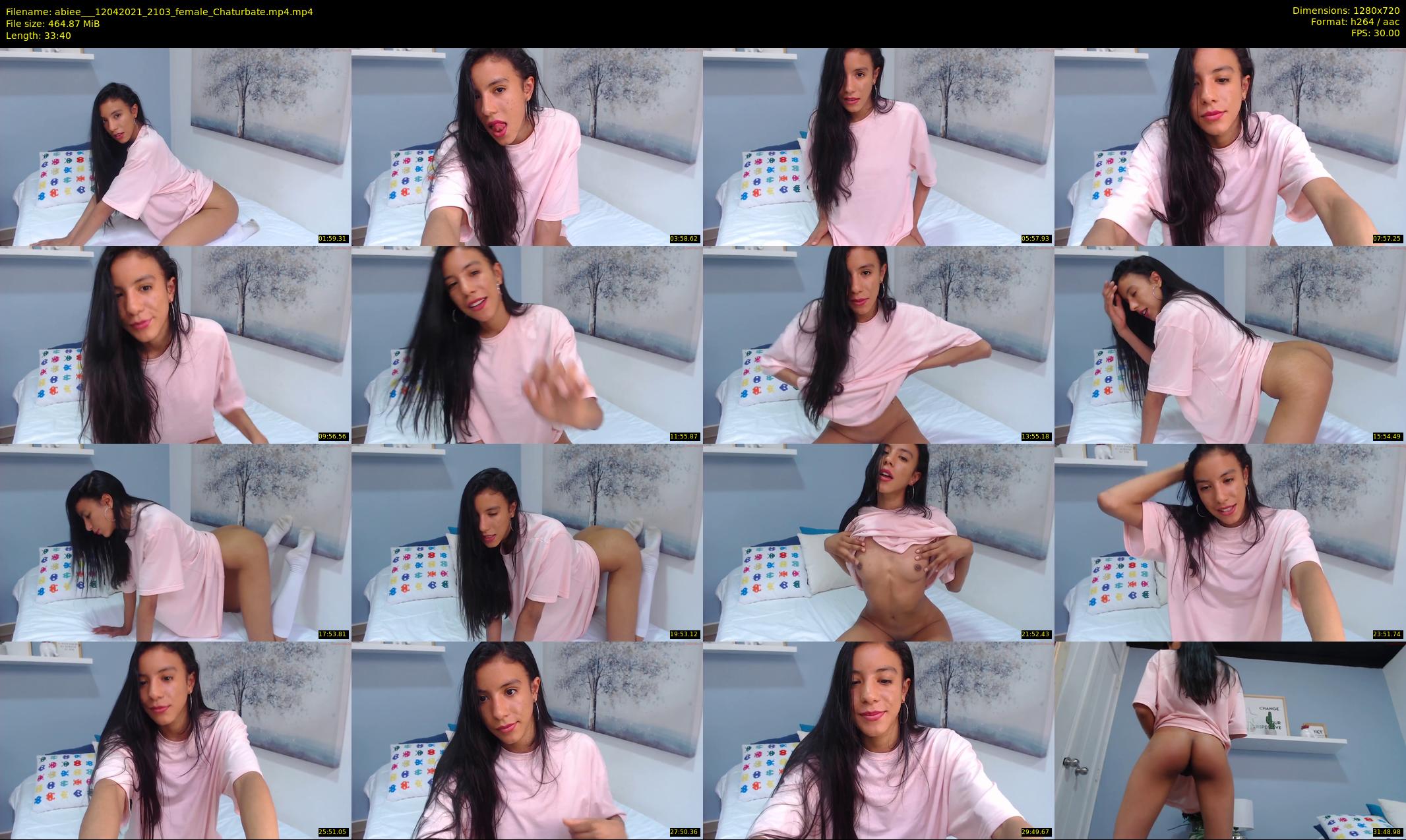 abiee__ — 34 minute Chaturbate female cam show recording, 720p, Apr 12, 2021