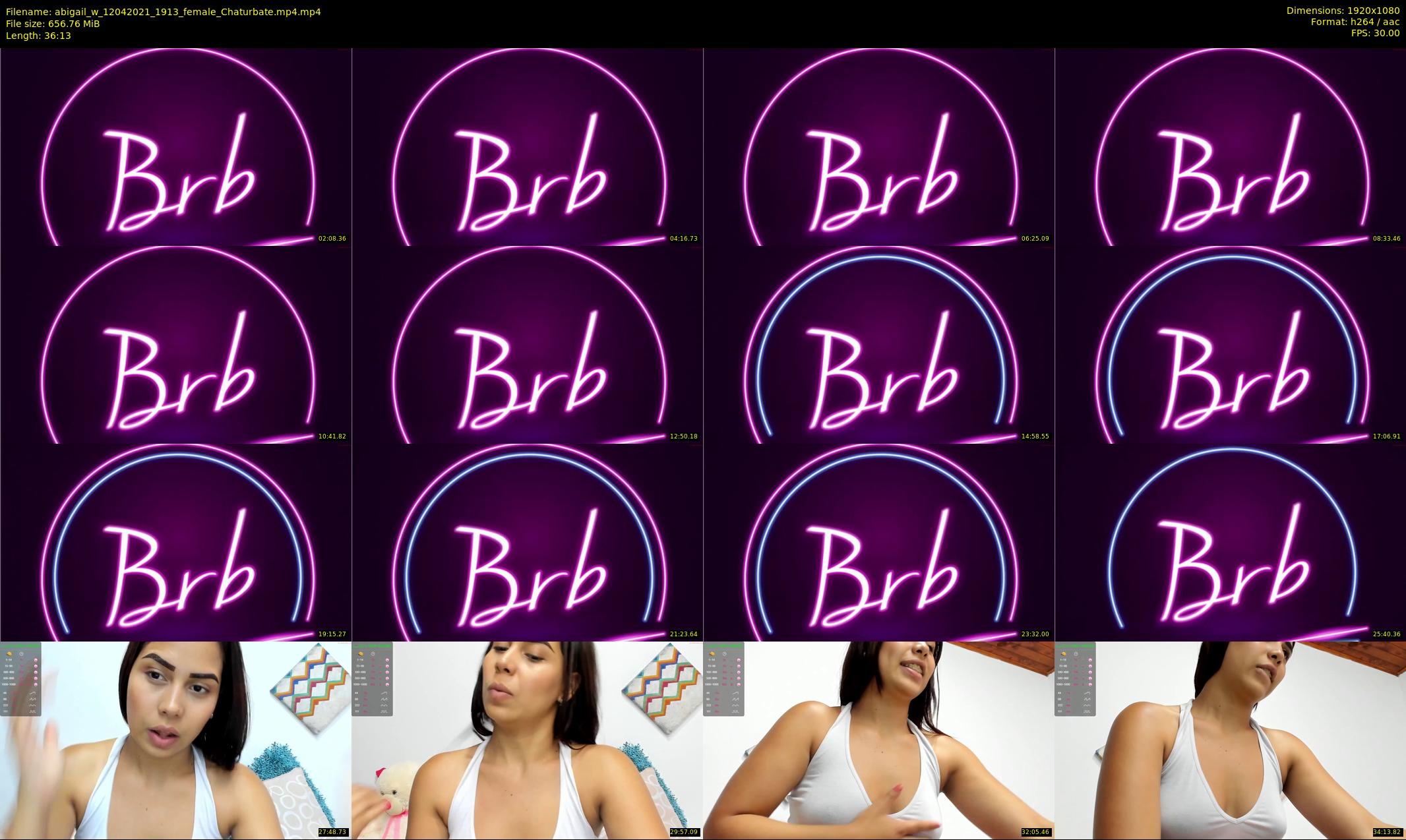 abigail_w — 37 minute Chaturbate female cam show recording, 1080p, Apr 12, 2021