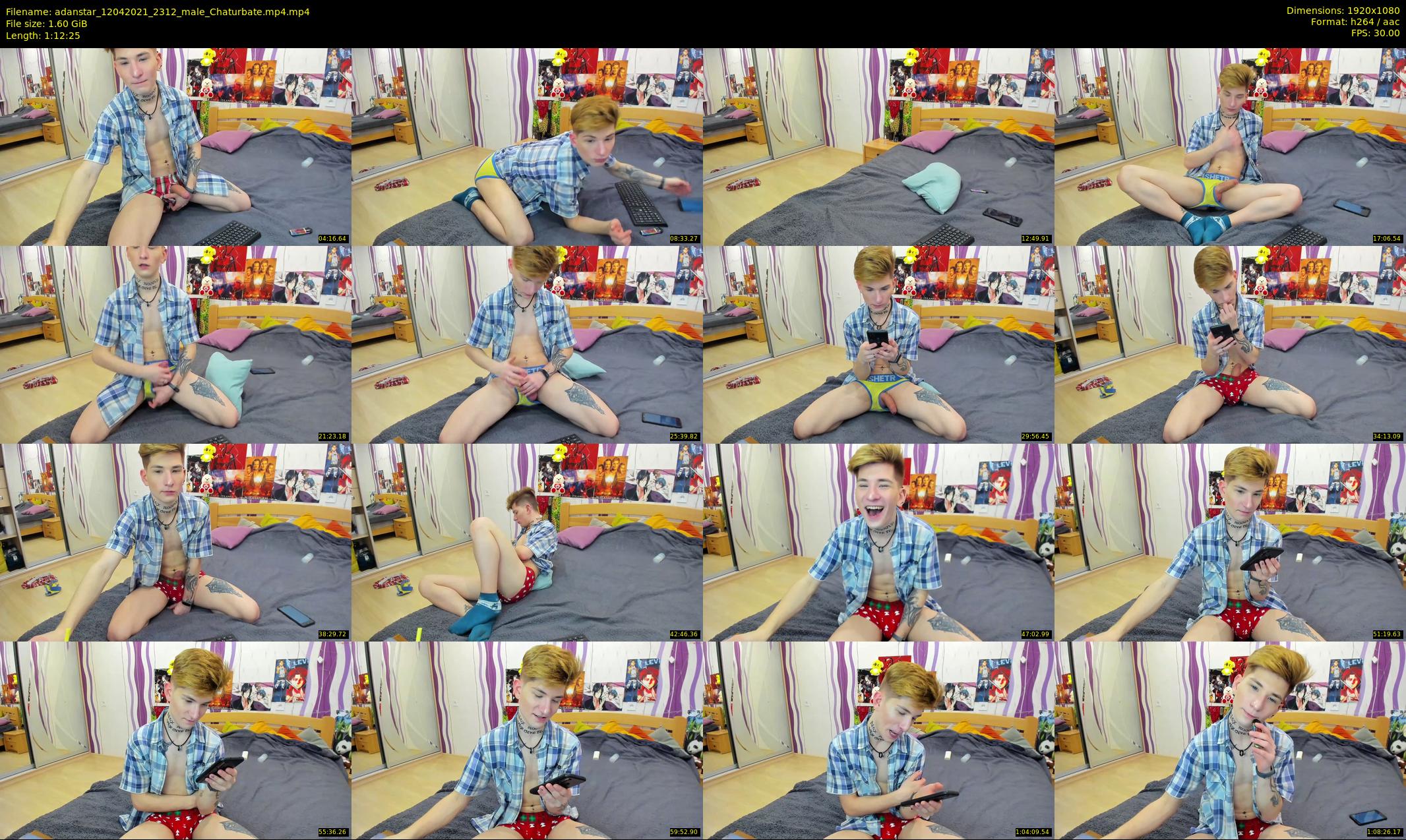 adanstar — 73 minute Chaturbate male cam show recording, 1080p, Apr 12, 2021
