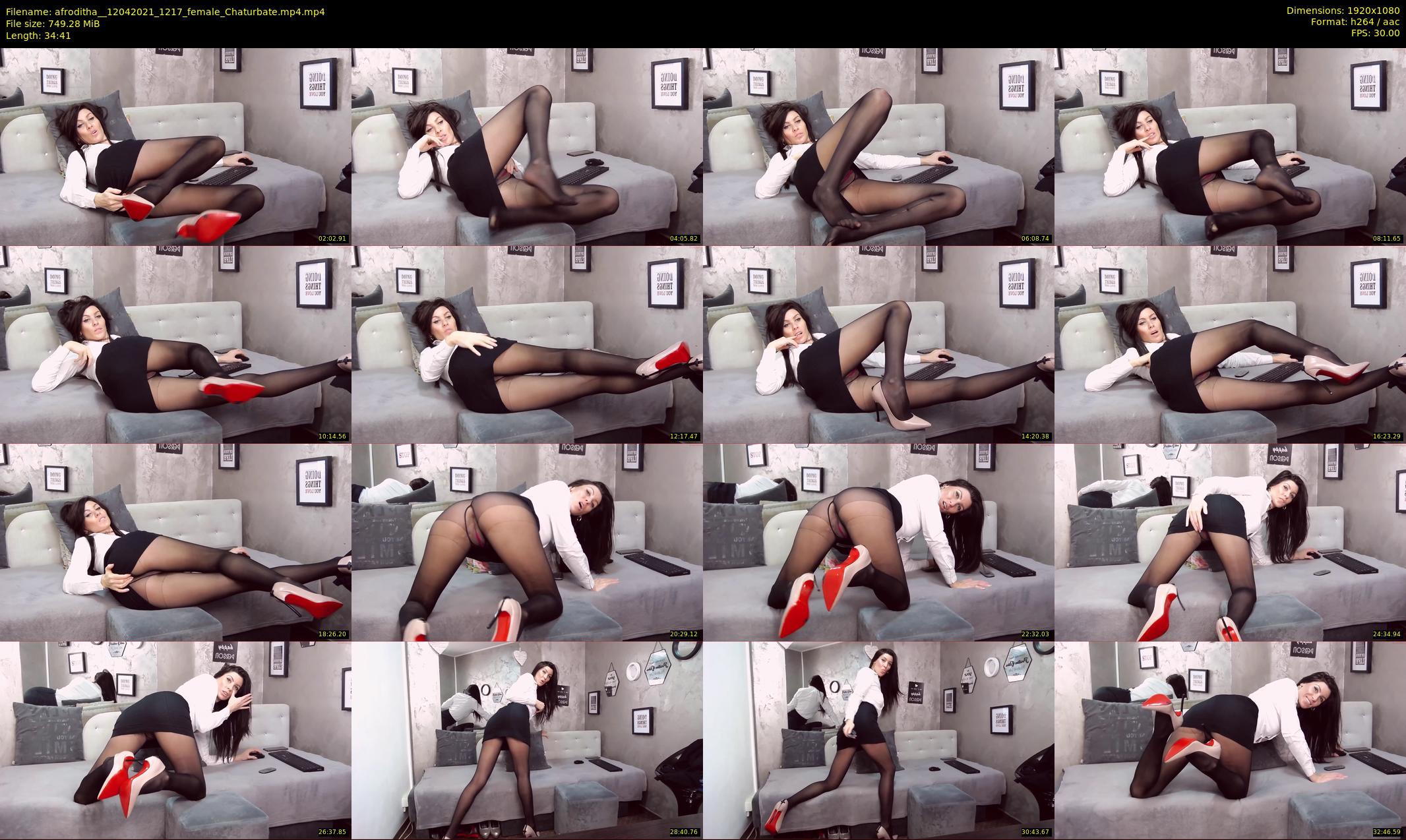 afroditha_ — 35 minute Chaturbate female cam show recording, 1080p, Apr 12, 2021