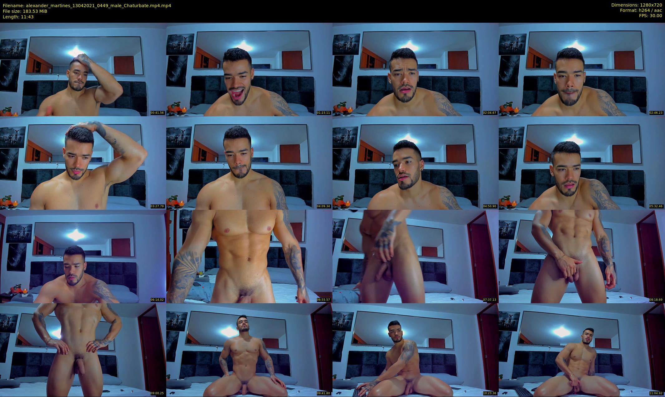 alexander_martines — 12 minute Chaturbate male cam show recording, 720p, Apr 13, 2021