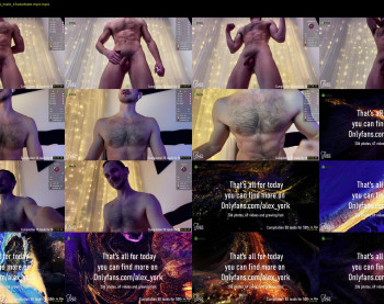 alexyork — 15 minute Chaturbate male cam show recording, 1080p, Apr 13, 2021