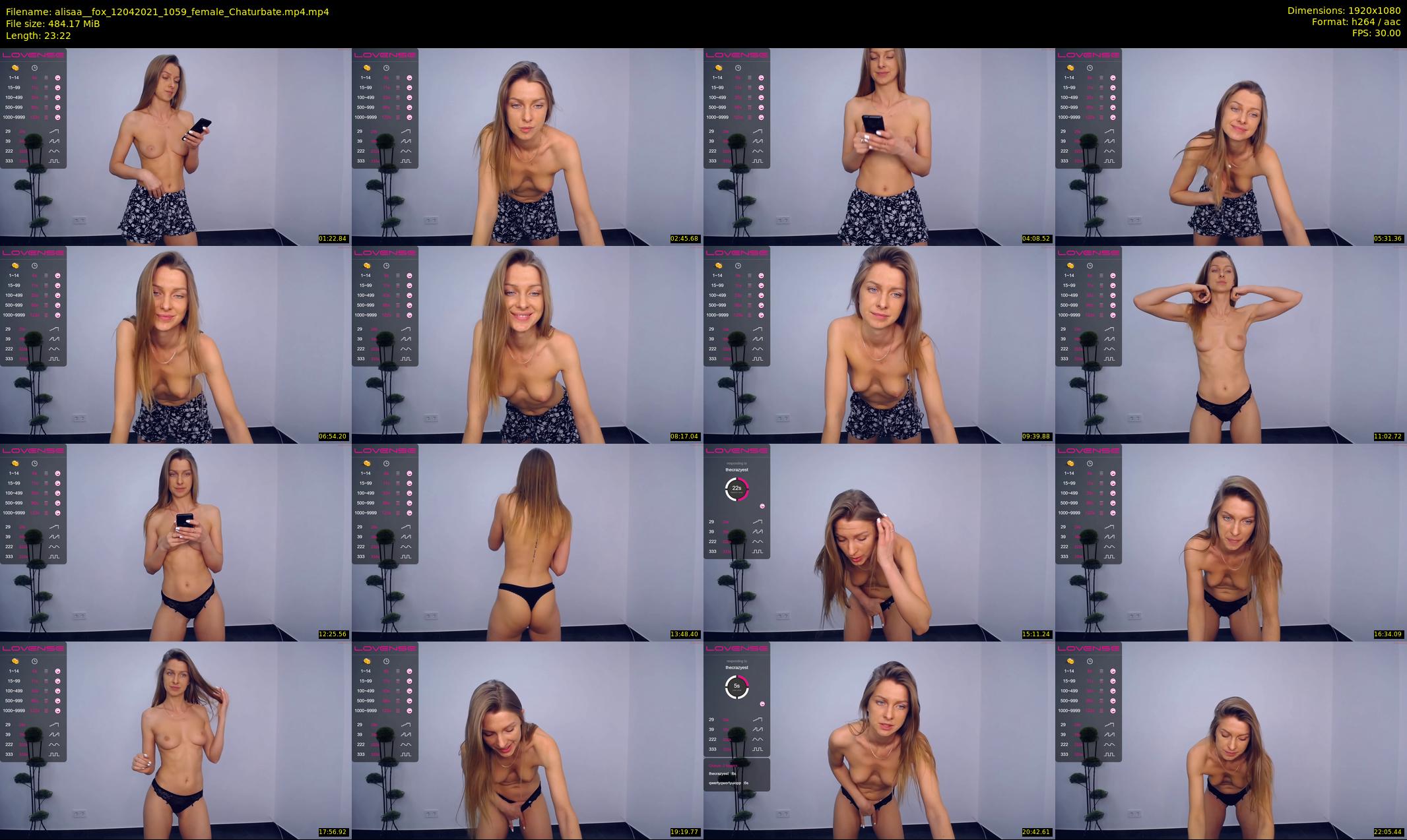 alisaa__fox — 24 minute Chaturbate female cam show recording, 1080p, Apr 12, 2021