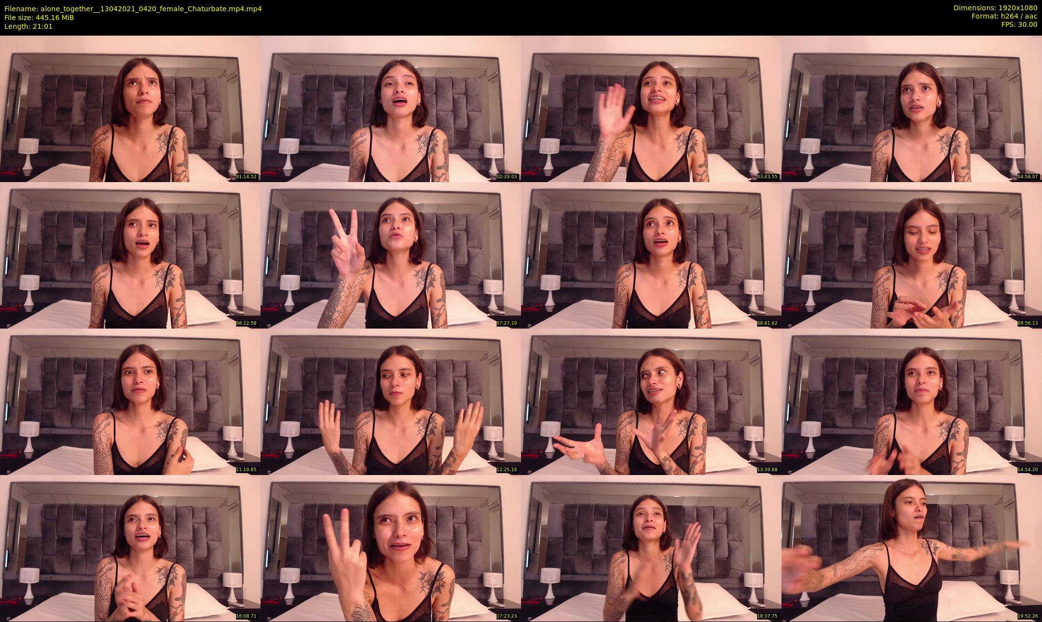 alone_together_ — 22 minute Chaturbate female cam show recording, 1080p, Apr 13, 2021
