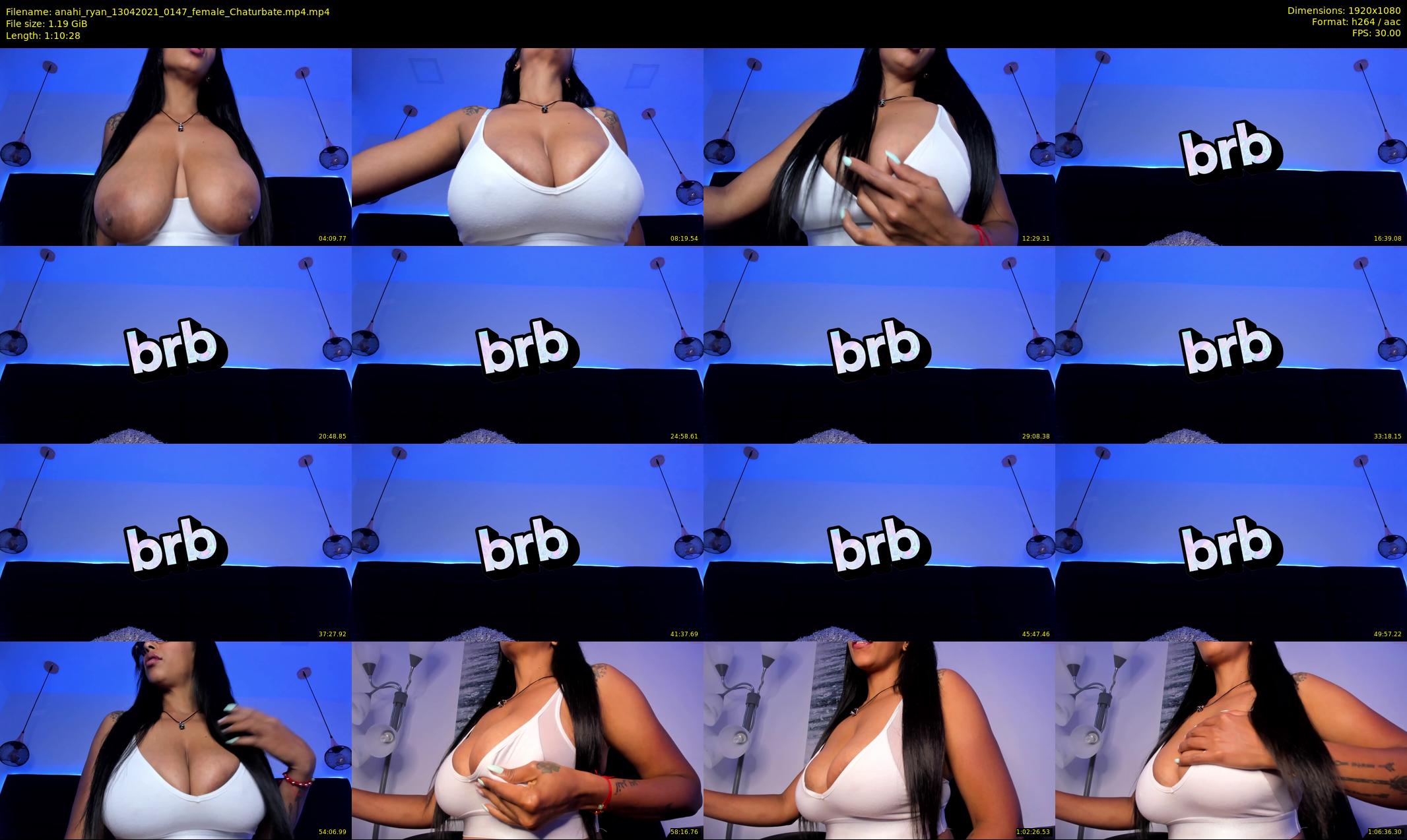 anahi_ryan — 71 minute Chaturbate female cam show recording, 1080p, Apr 13, 2021