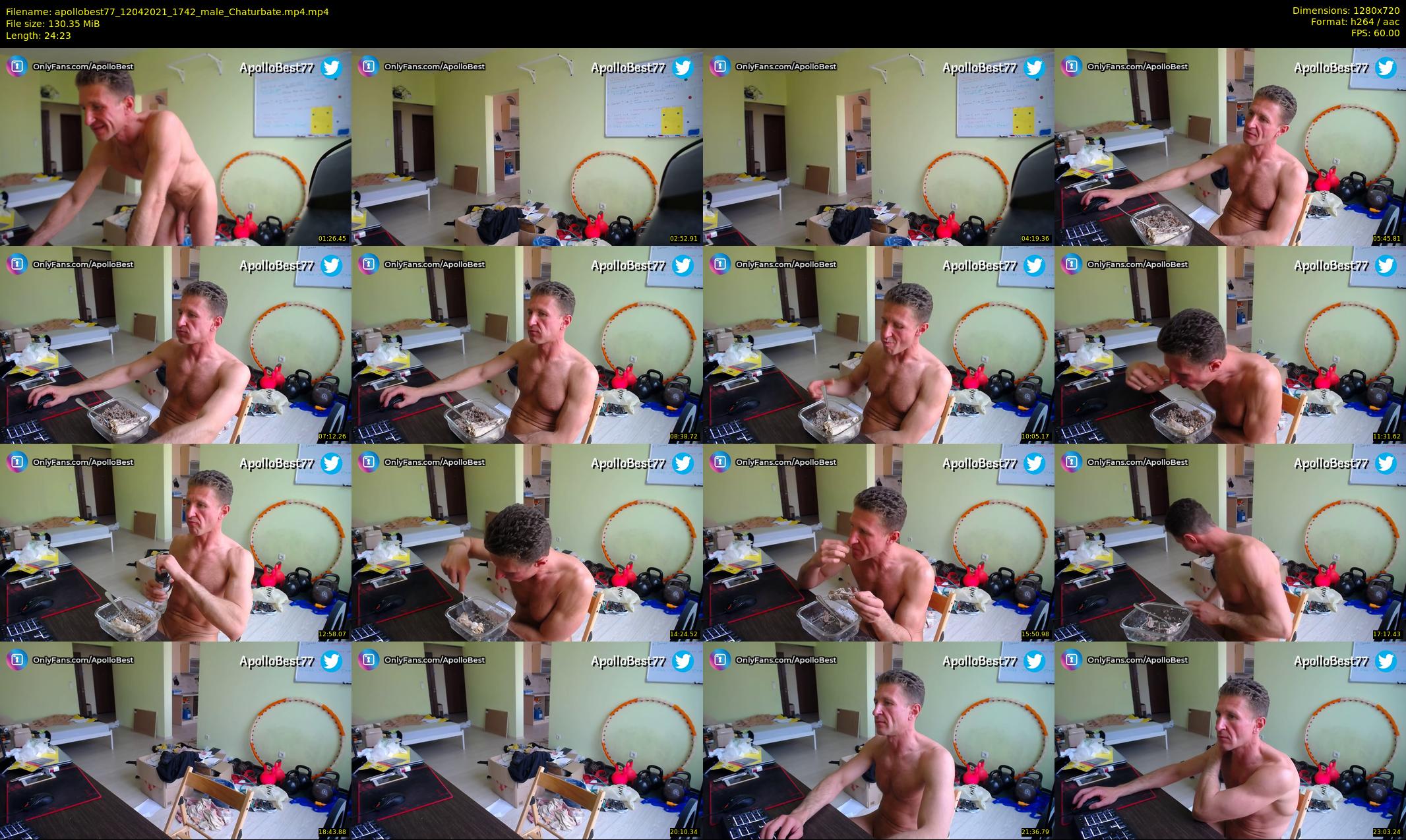 apollobest77 — 25 minute Chaturbate male cam show recording, 720p, Apr 12, 2021